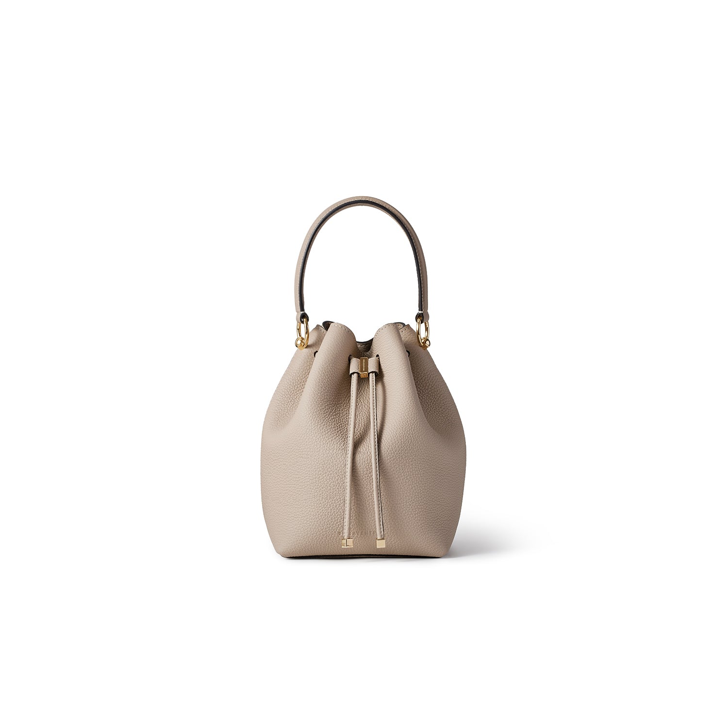 Angelica Bucket Bag Shrink Leather (Greige)