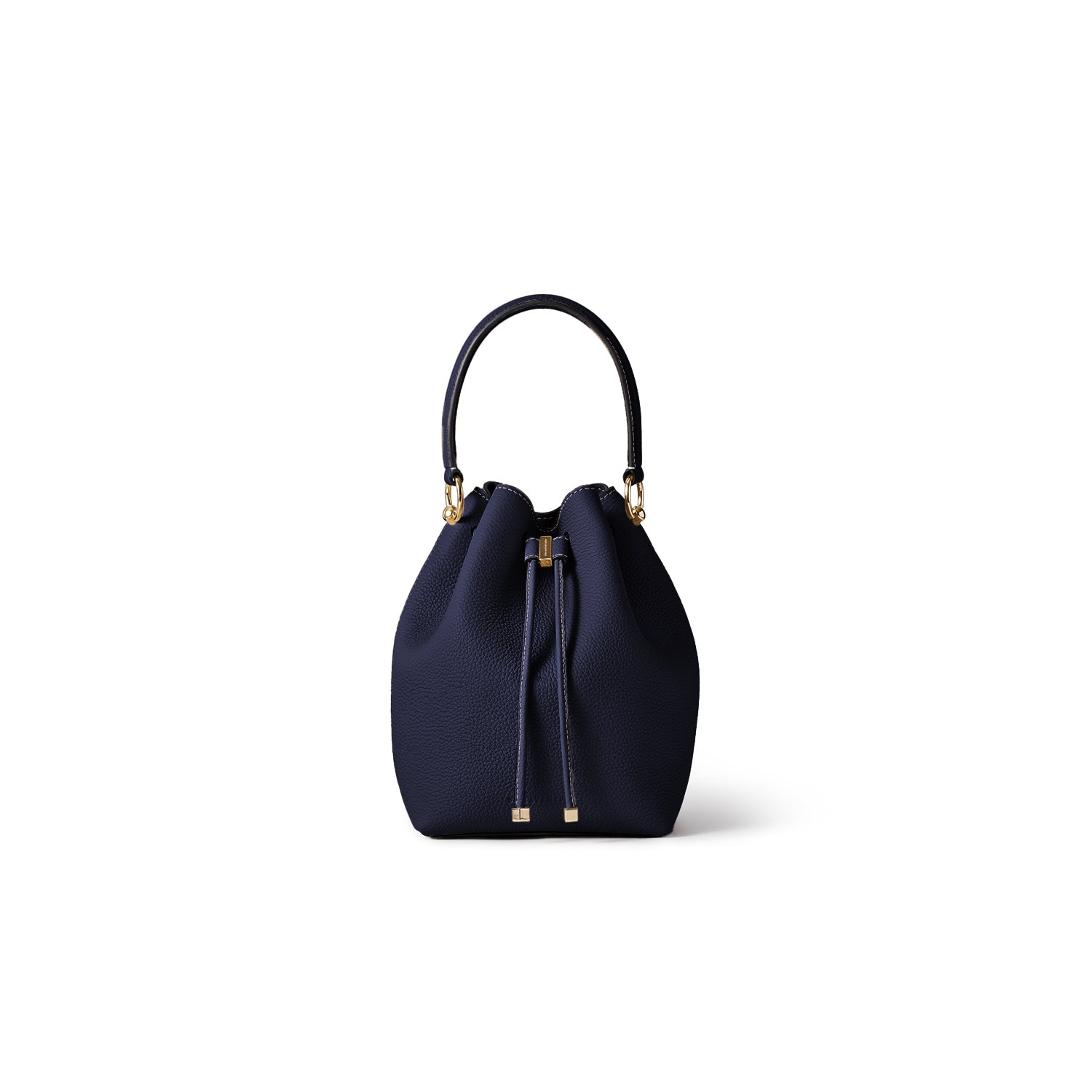Angelica Bucket Bag Shrink Leather (Navy)