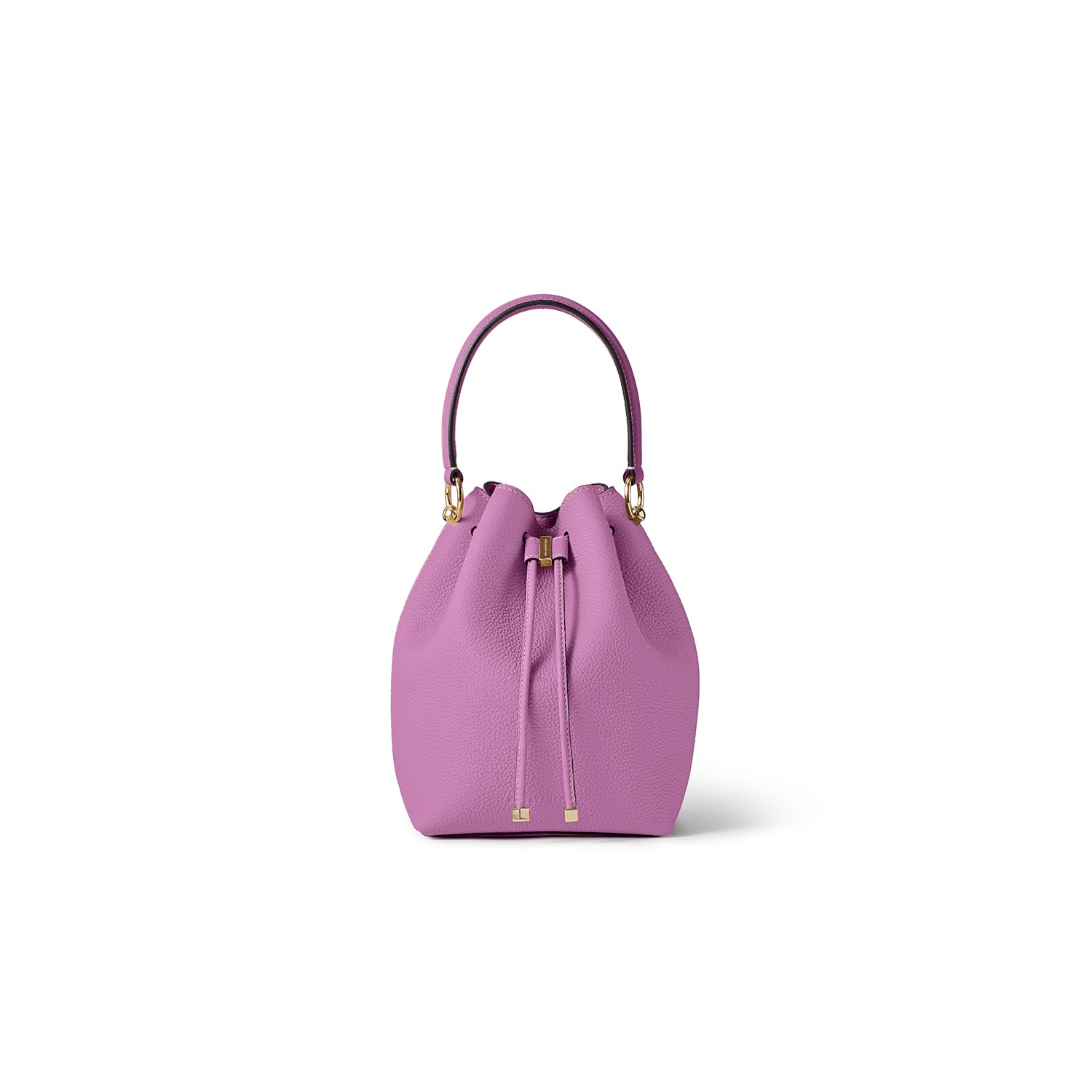 Angelica Bucket Bag Shrink Leather (Pearl Purple)