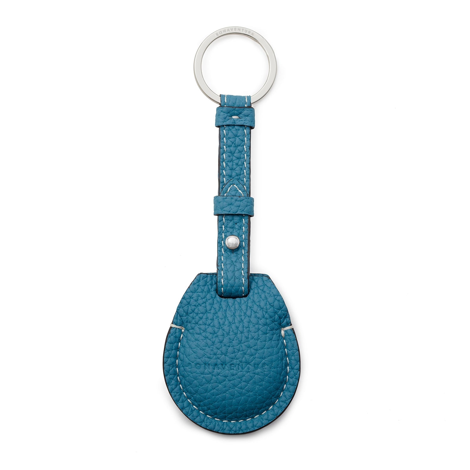 AirTag Keyring Shrink Leather (Blue Cyan)