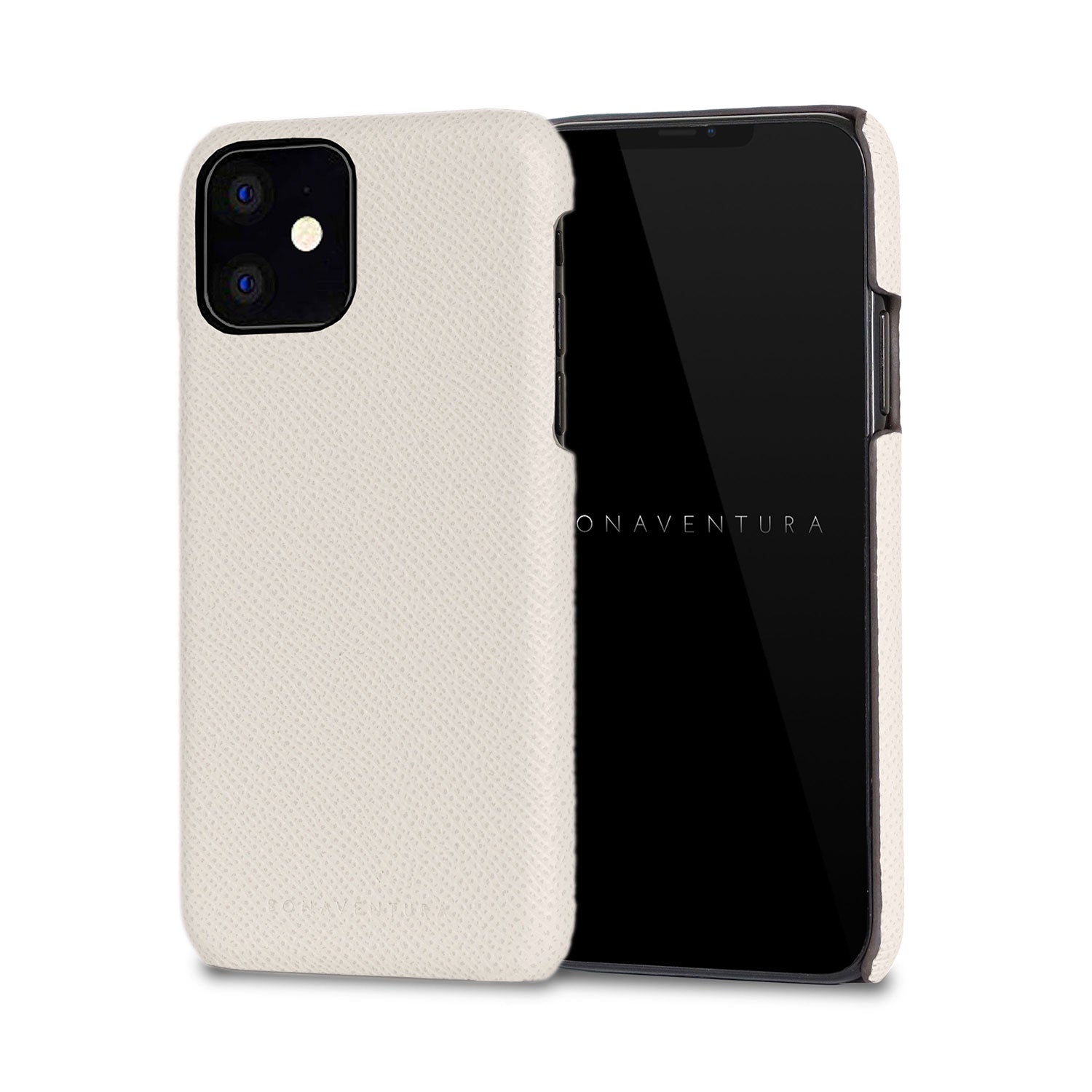 iPhone 11 Back Cover Case Nobile Leather (White)