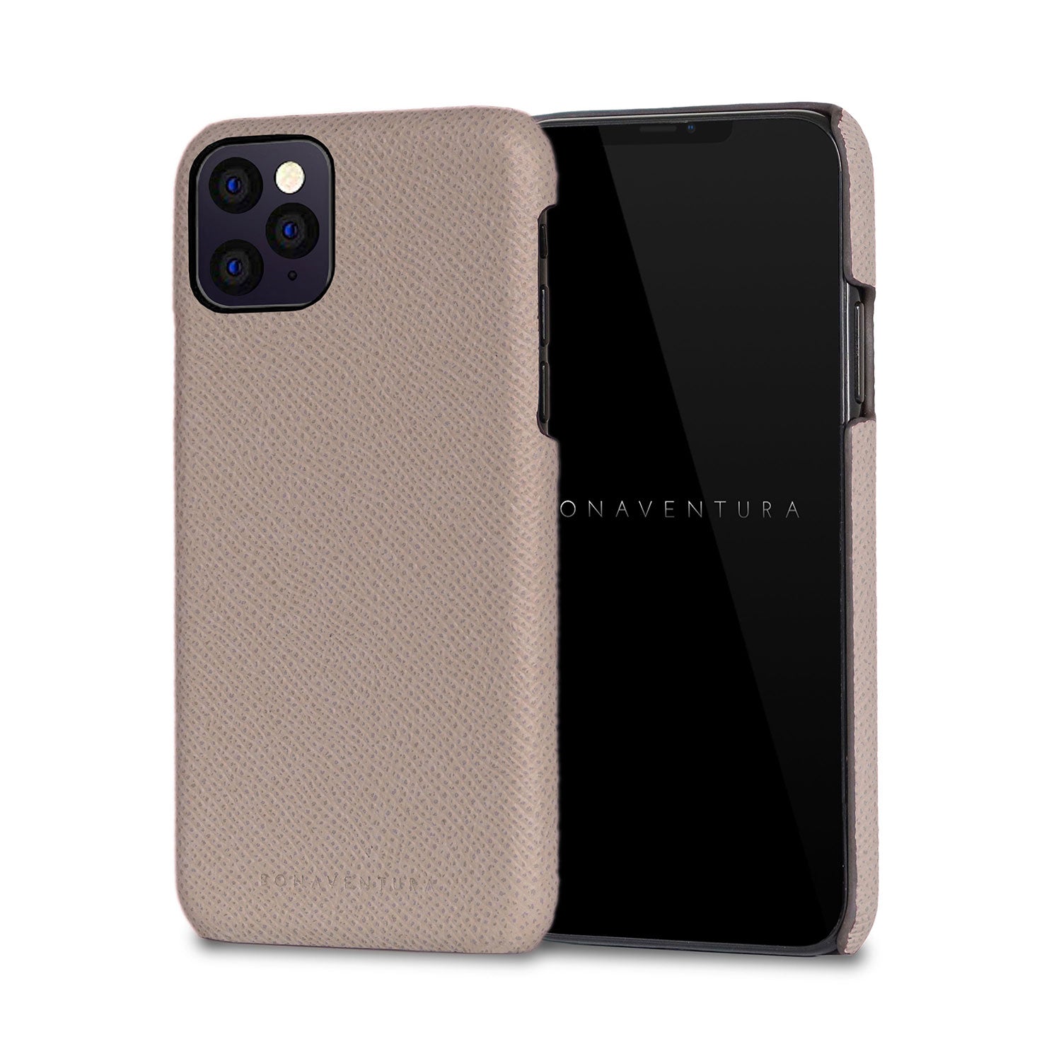 iPhone 11 mini Back Cover Case Nobile Leather (Greige)