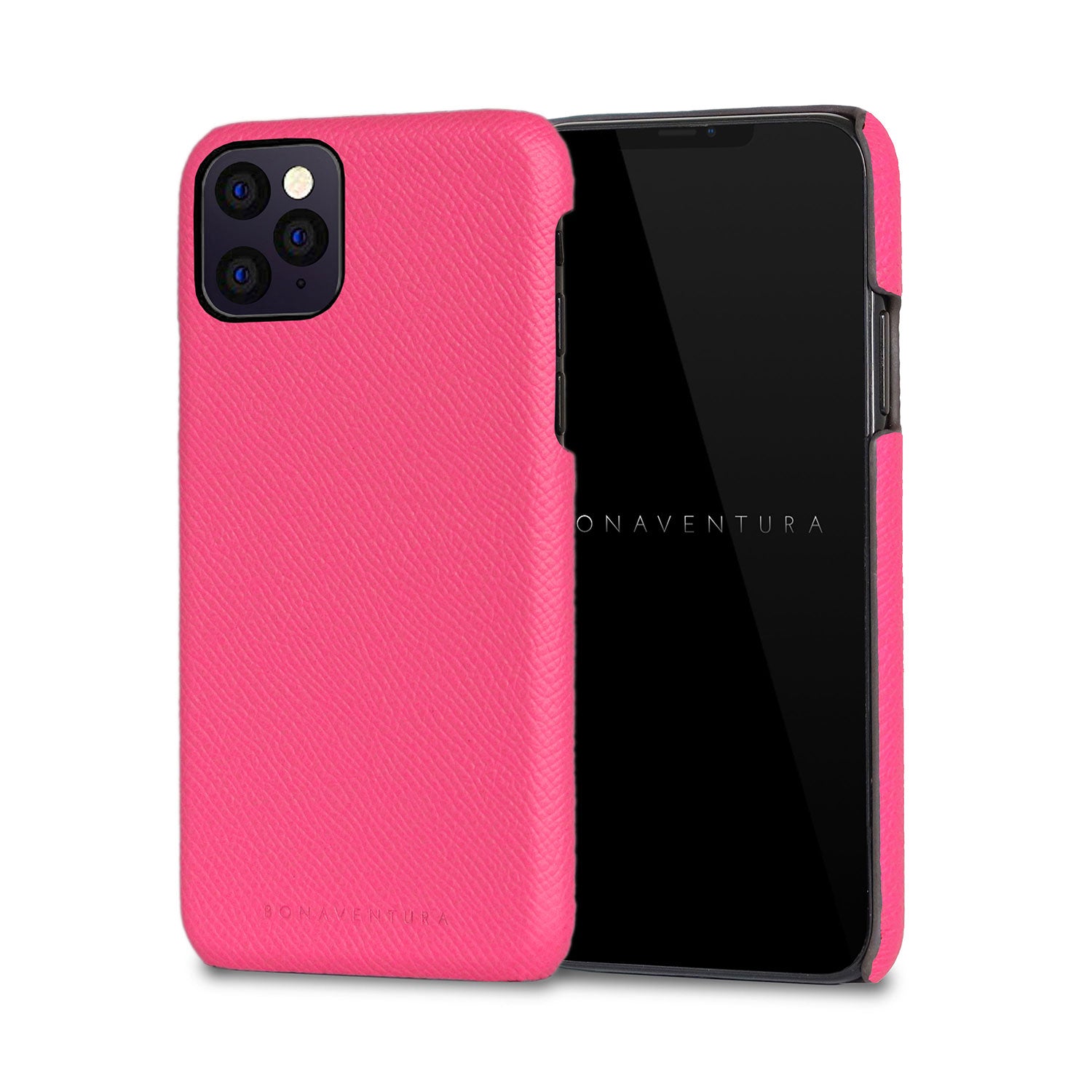 iPhone 11 mini Back Cover Case Nobile Leather (Fuchsia Pink)