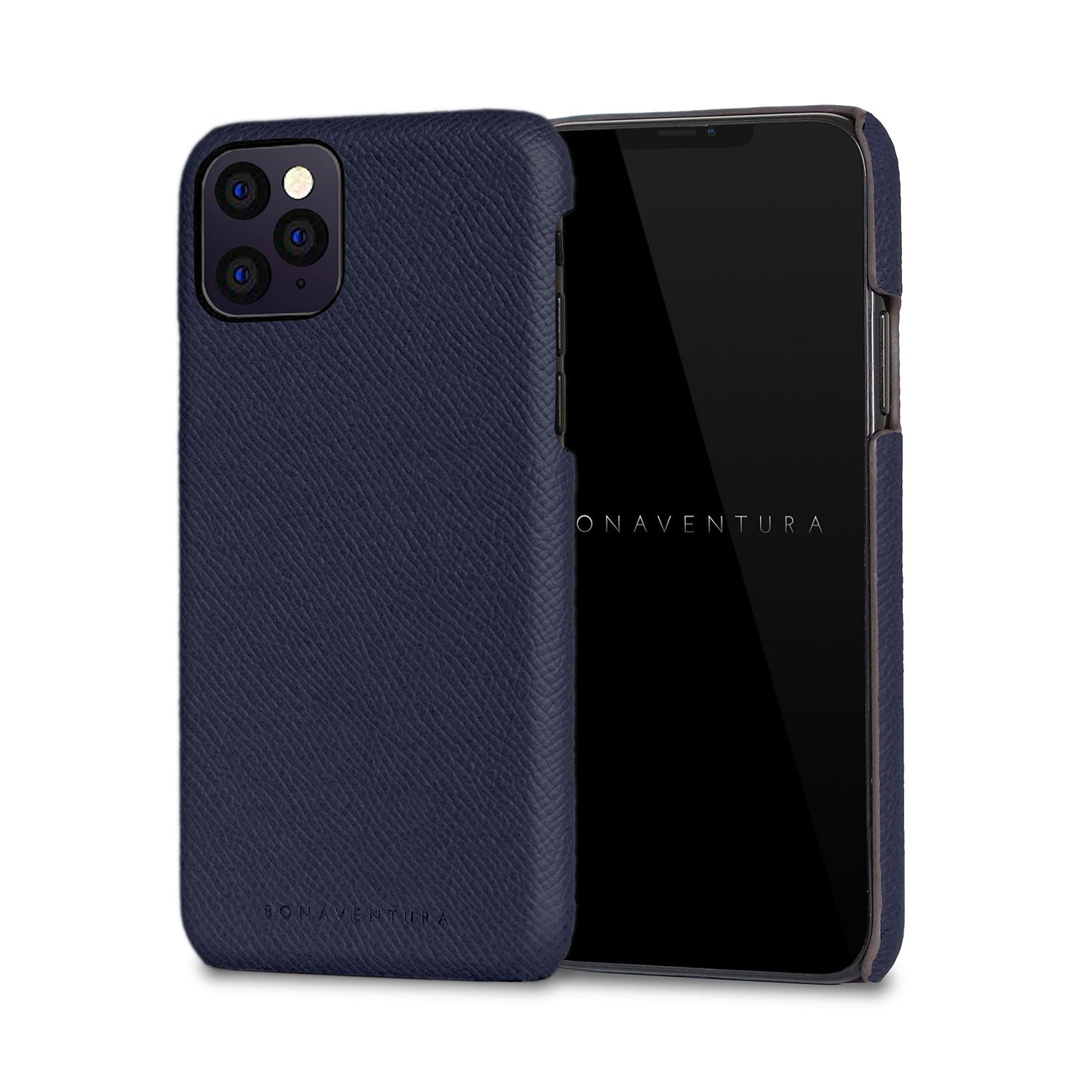 iPhone 11 mini Back Cover Case Nobile Leather (Navy)