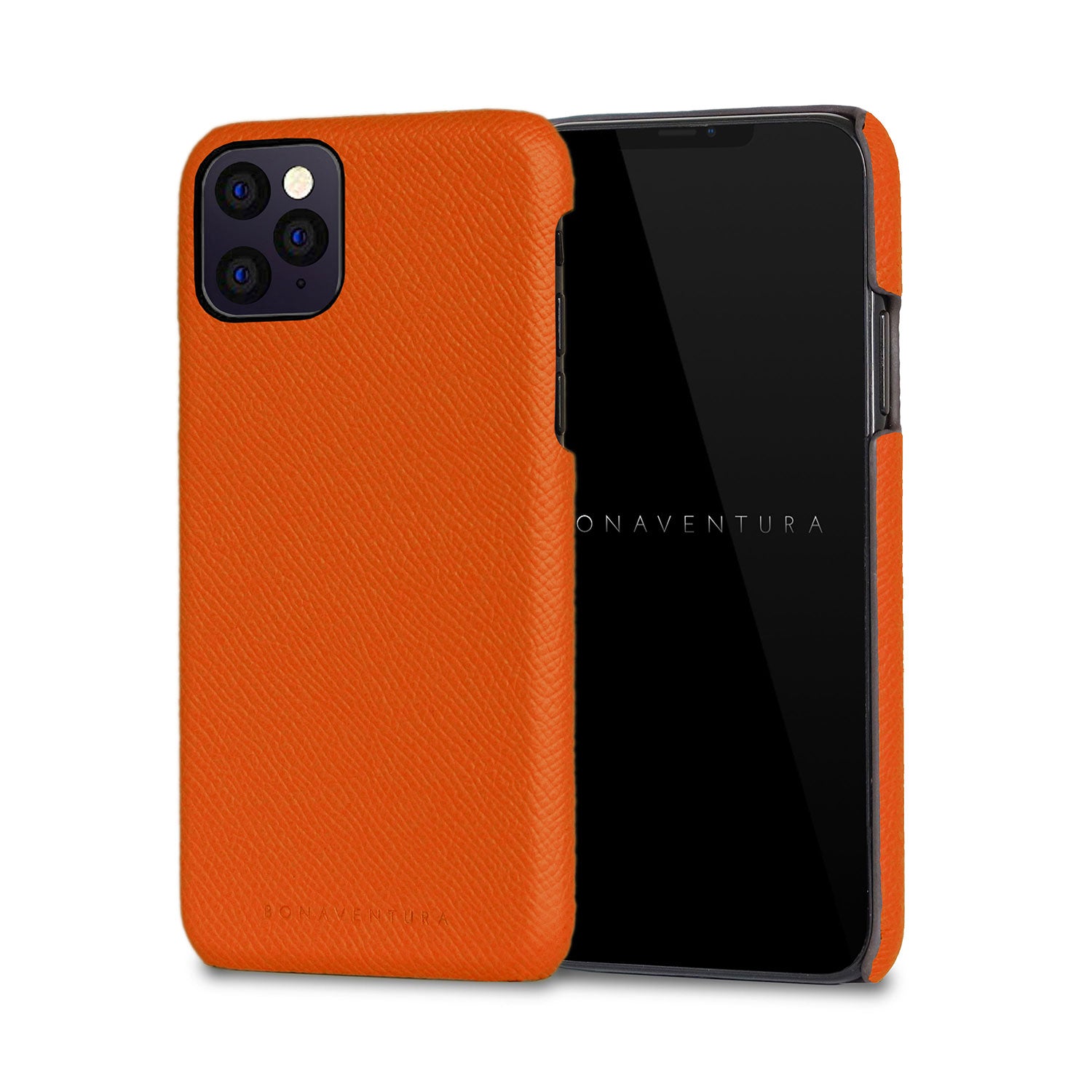 iPhone 11 mini Back Cover Case Nobile Leather (Orange)