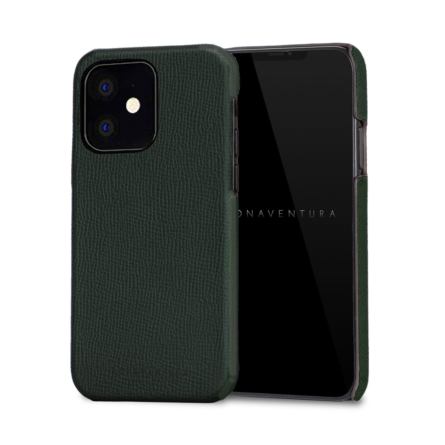 iPhone 12 mini Back Cover Case Nobile Leather (Malachite Green)