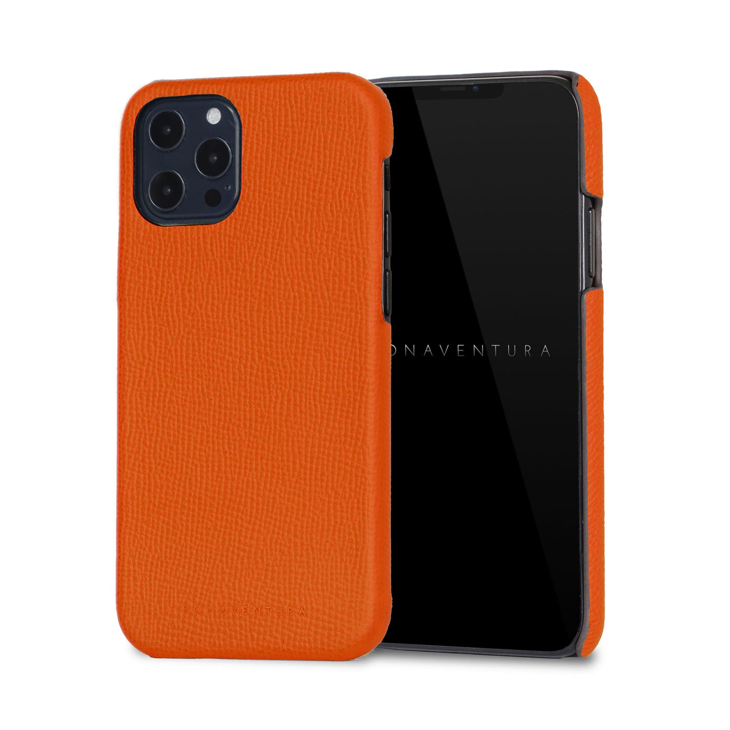 iPhone 12 Pro Max Back Cover Case Nobile Leather (Orange)