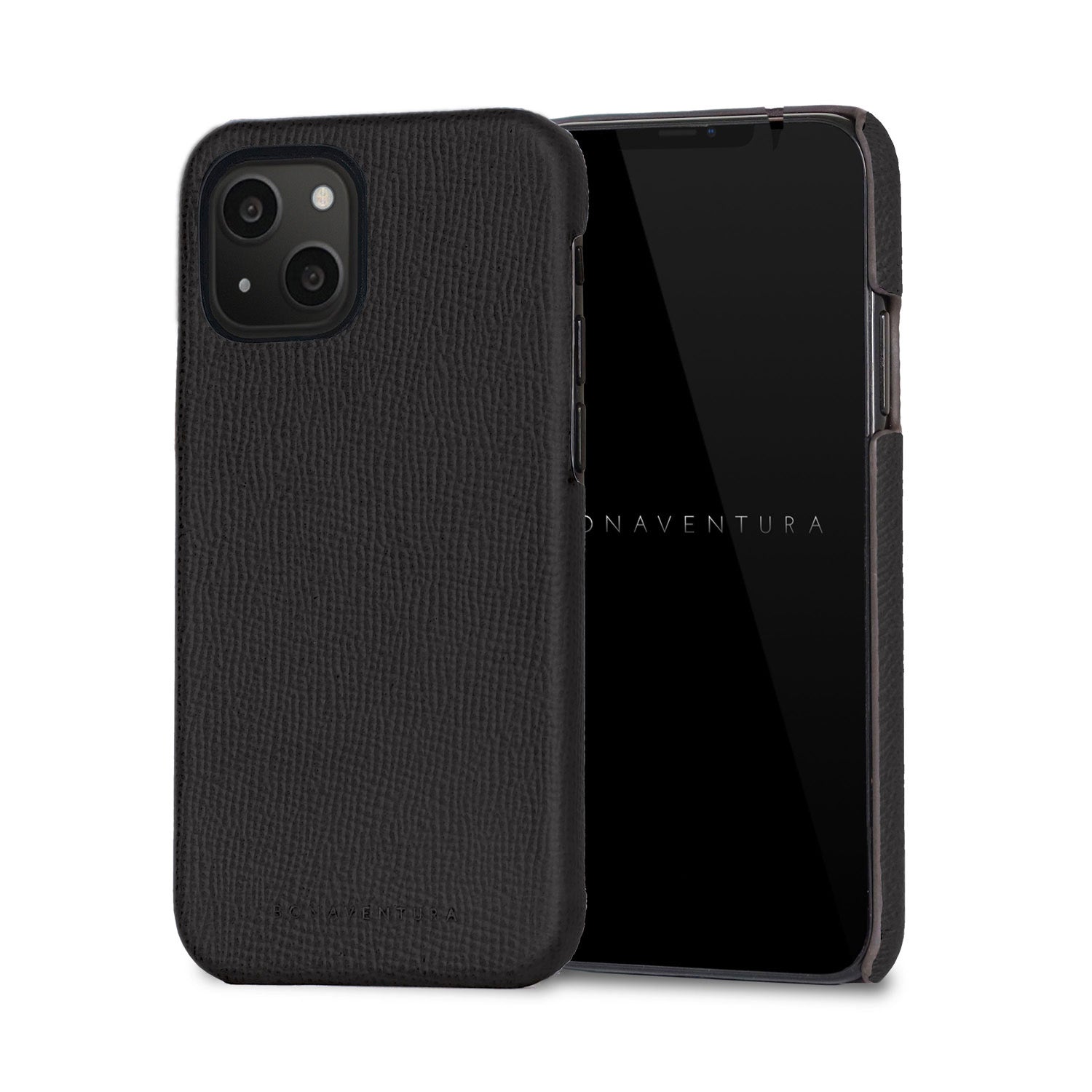 iPhone 13 Back Cover Case Nobile Leather (Black)
