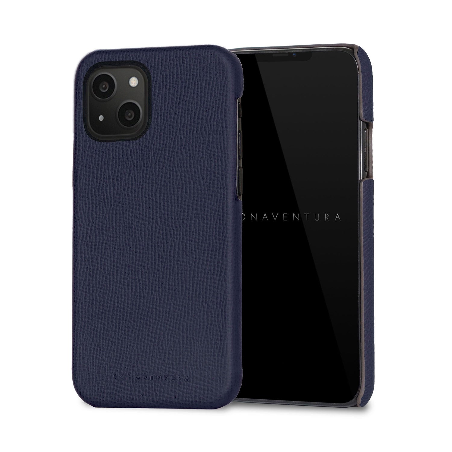 iPhone 13 Back Cover Case Nobile Leather (Navy)