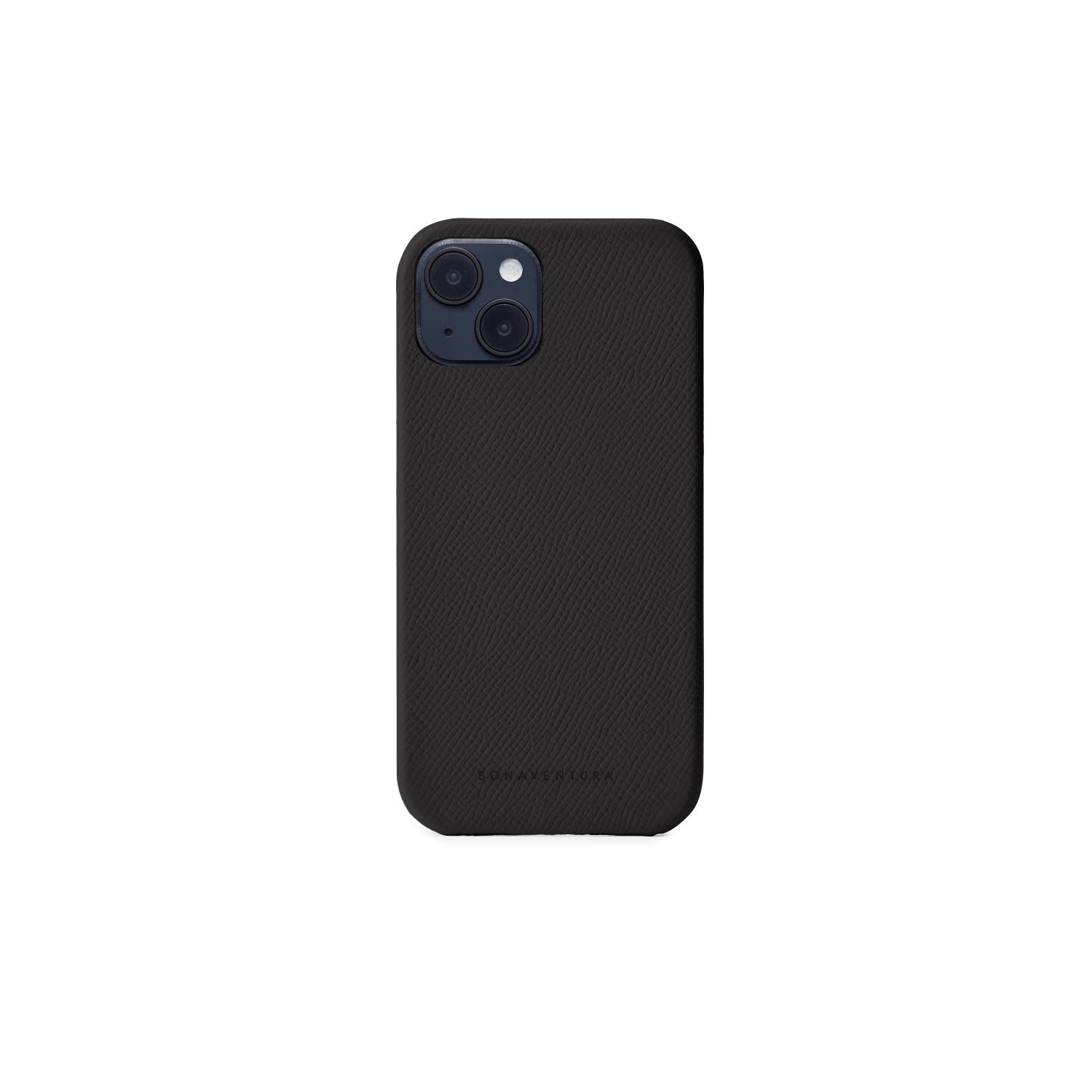 iPhone 14 Back Cover Case Nobile Leather (Black)