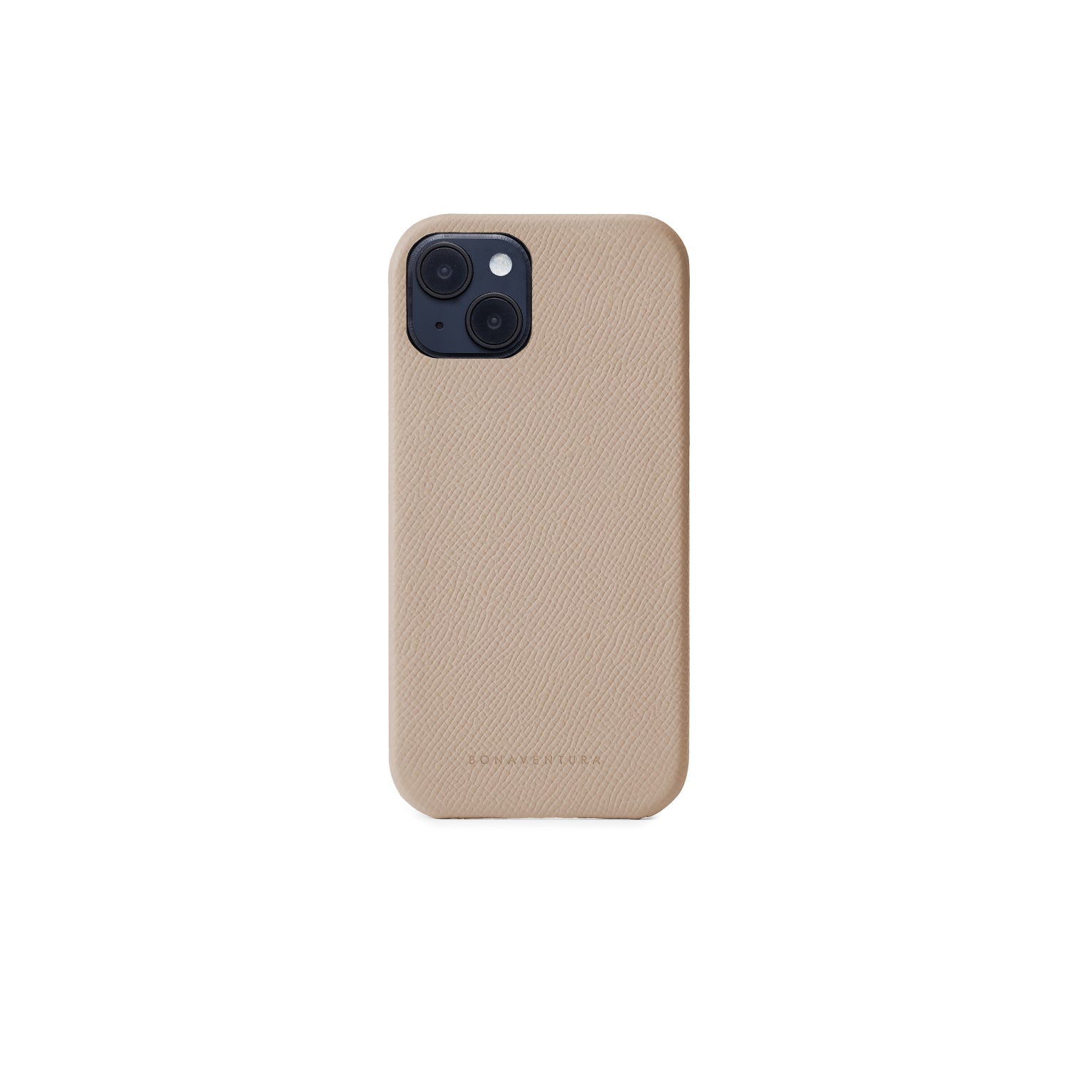 iPhone 14 Back Cover Case Nobile Leather (Greige)