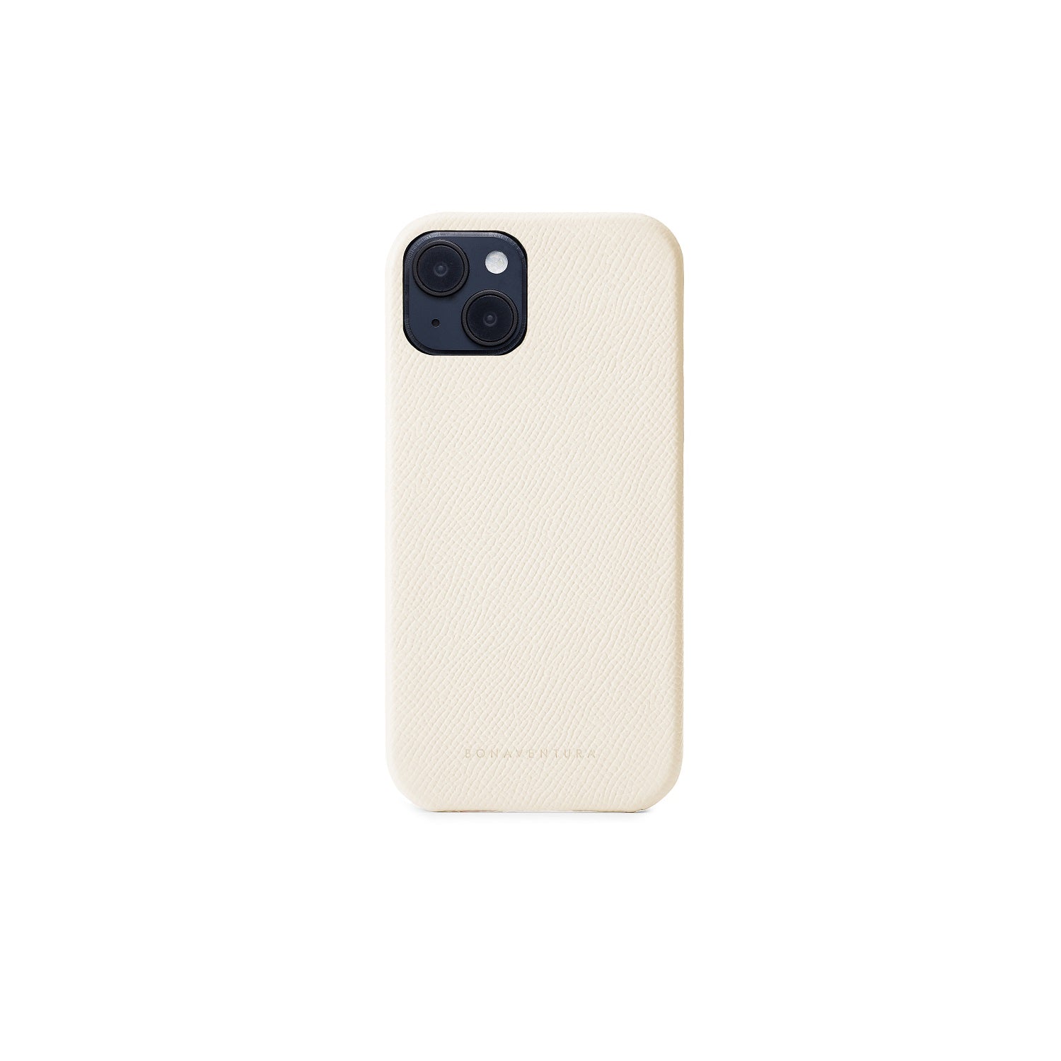 iPhone 14 Back Cover Case Nobile Leather (White)