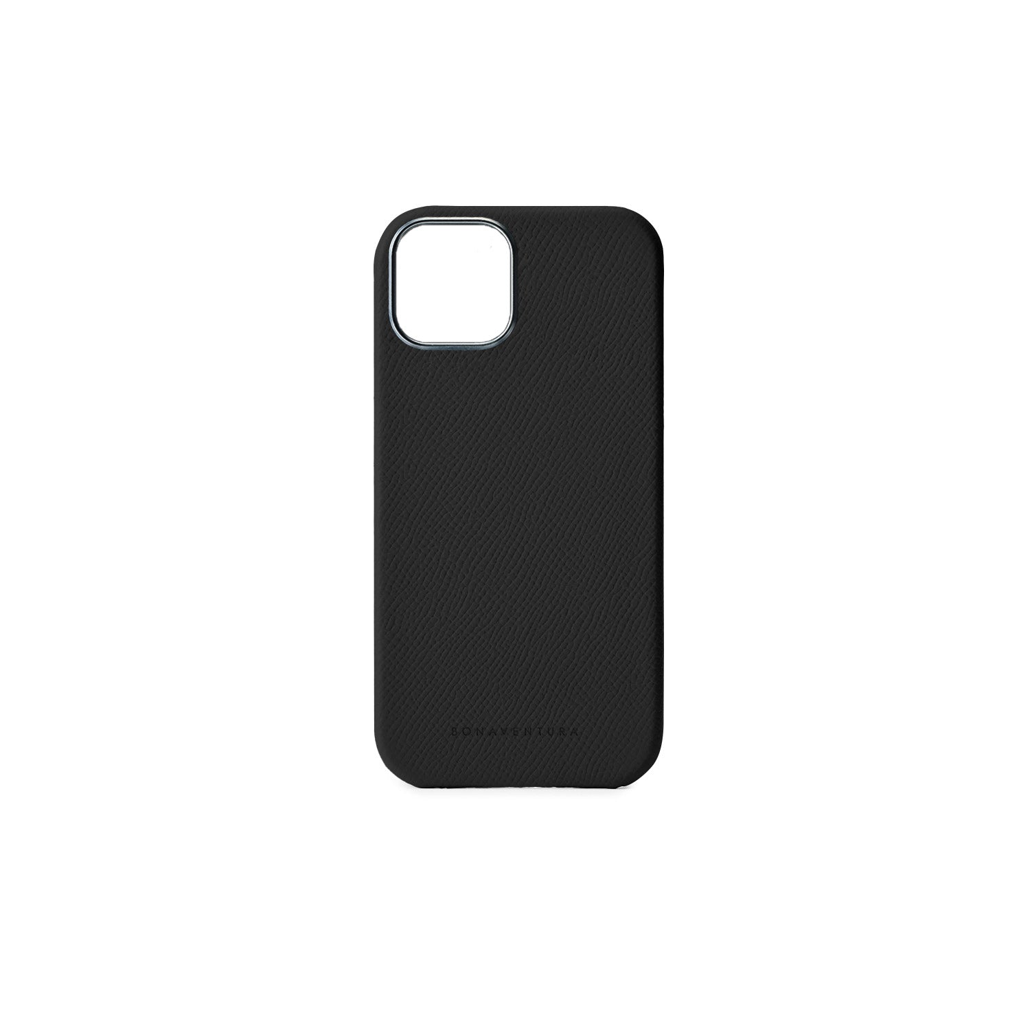 iPhone 15 Back Cover Case Nobile Leather (Black)