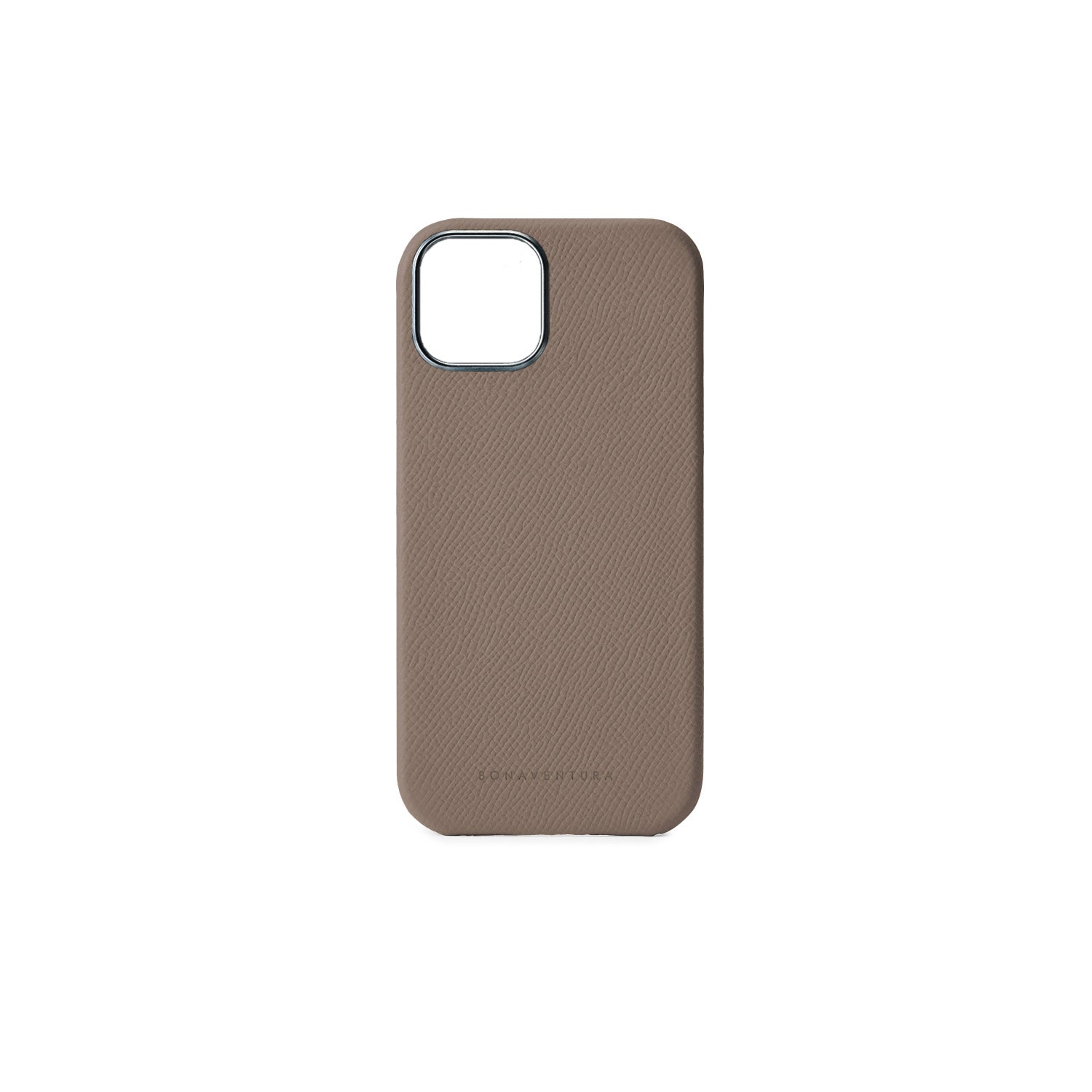 iPhone 15 Back Cover Case Nobile Leather (Etoupe)