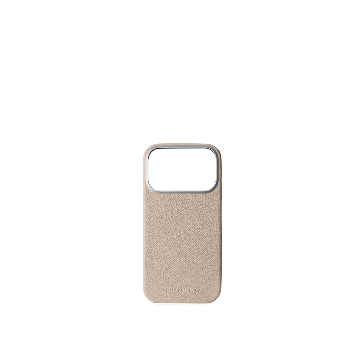 iPhone 18 Pro Back Cover Case Nobile Leather (Greige)