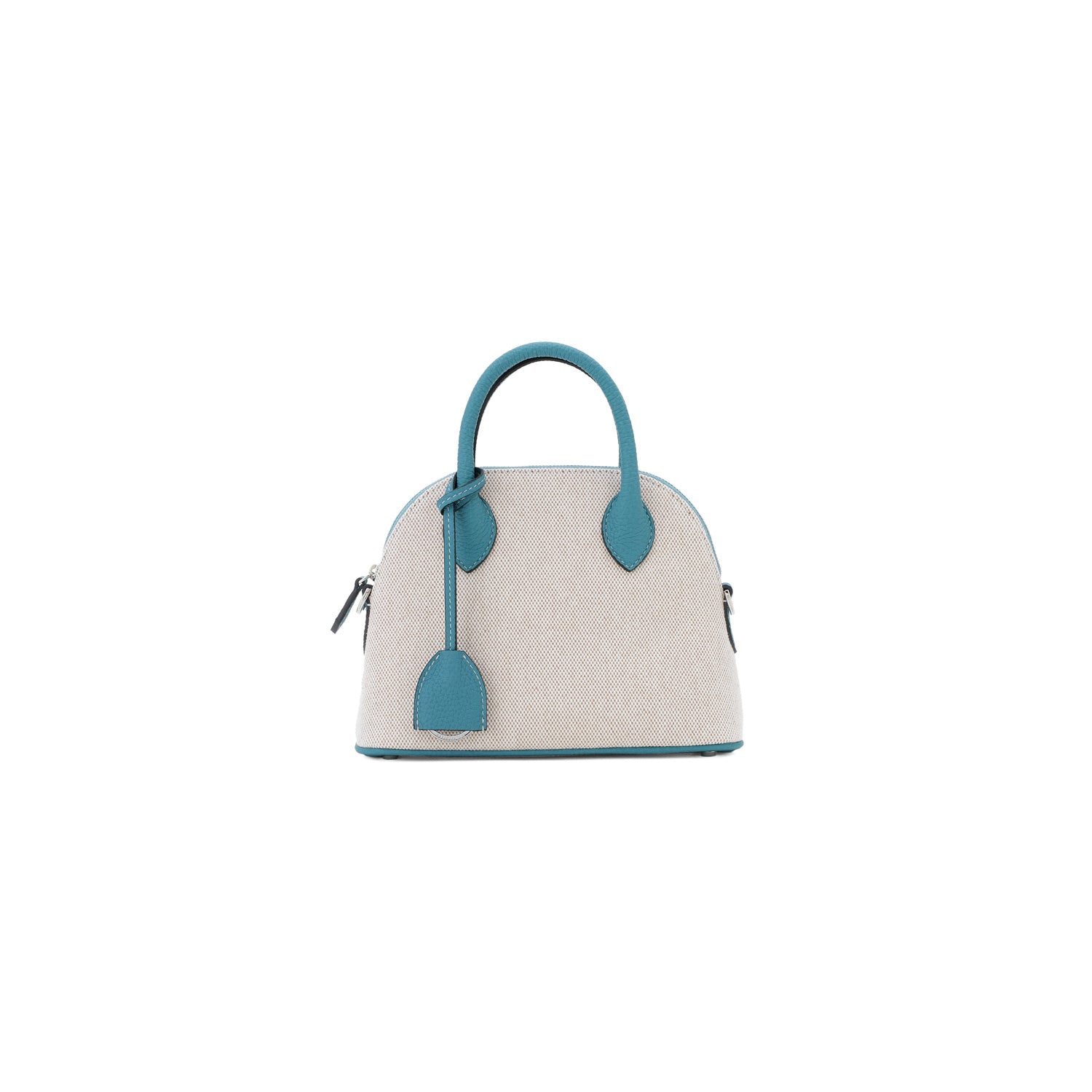 Emma Bag Canvas Leather Combination (Blue Cyan - 22)