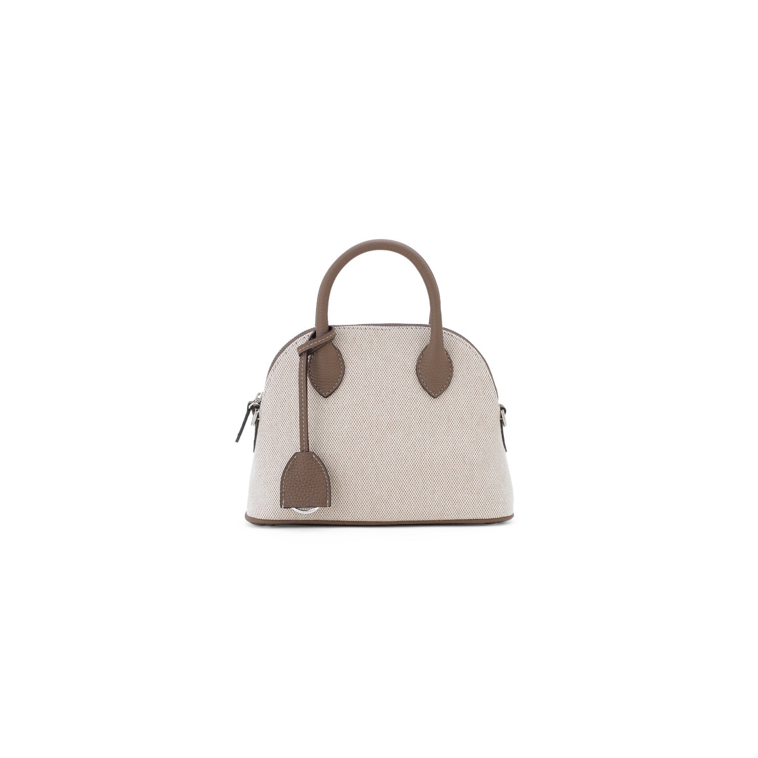 Emma Bag Canvas Leather Combination (Etoupe - 22)