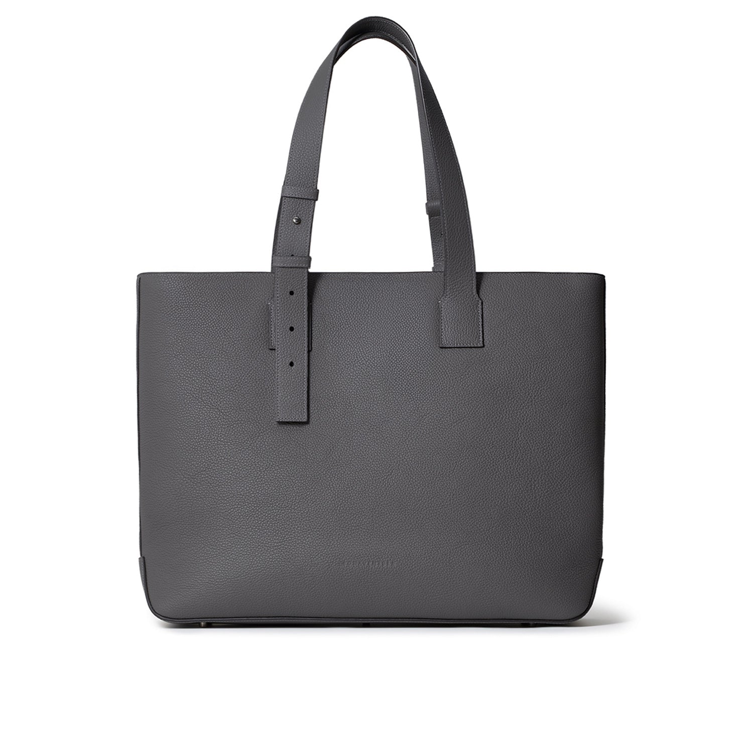 Dario Business Tote Bag Shrink Leather (Charcoal Gray)