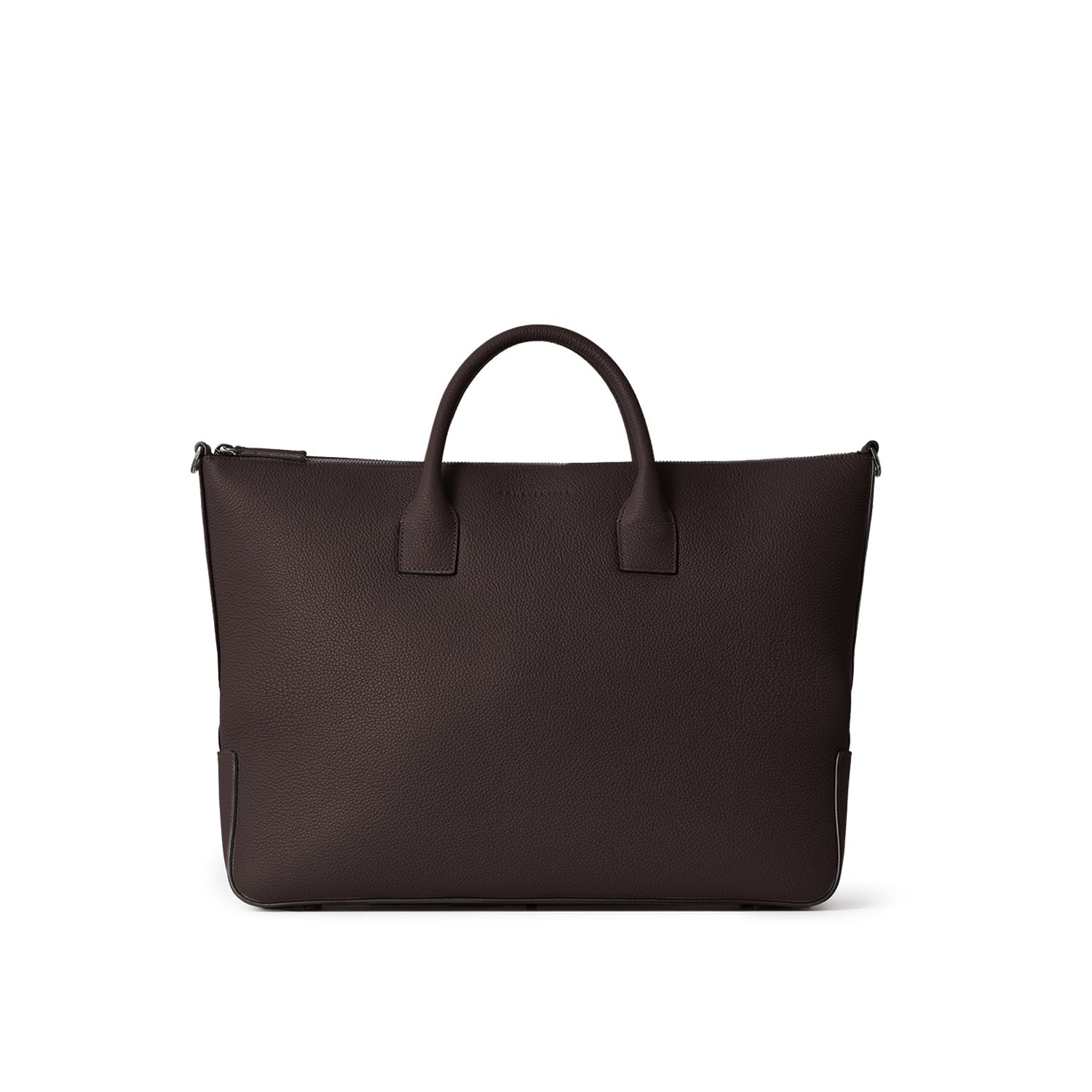 Massimo Briefcase Shrink Leather (Chocolate Brown - Medium)