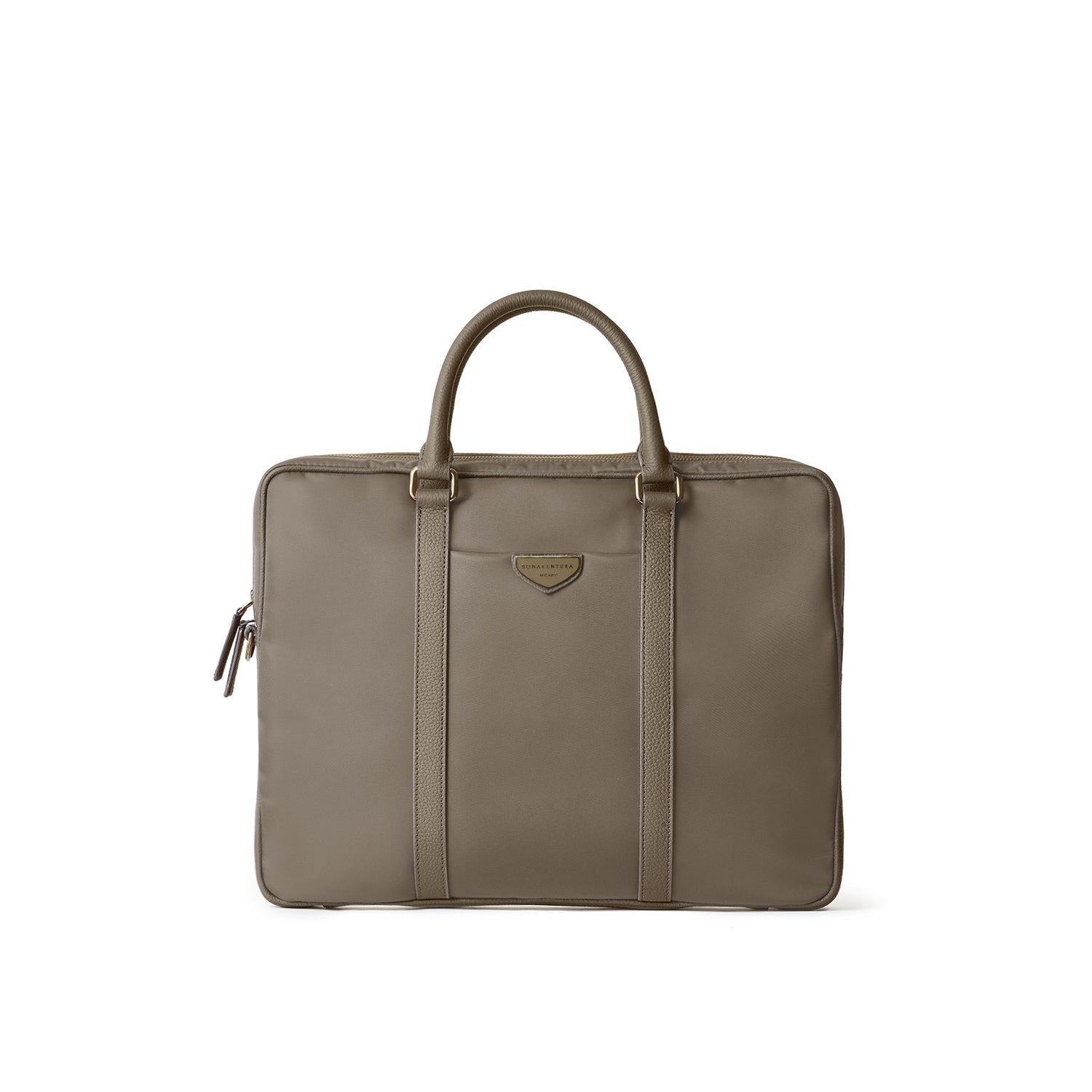 Celeste Slim Briefcase Nylon (Etoupe)