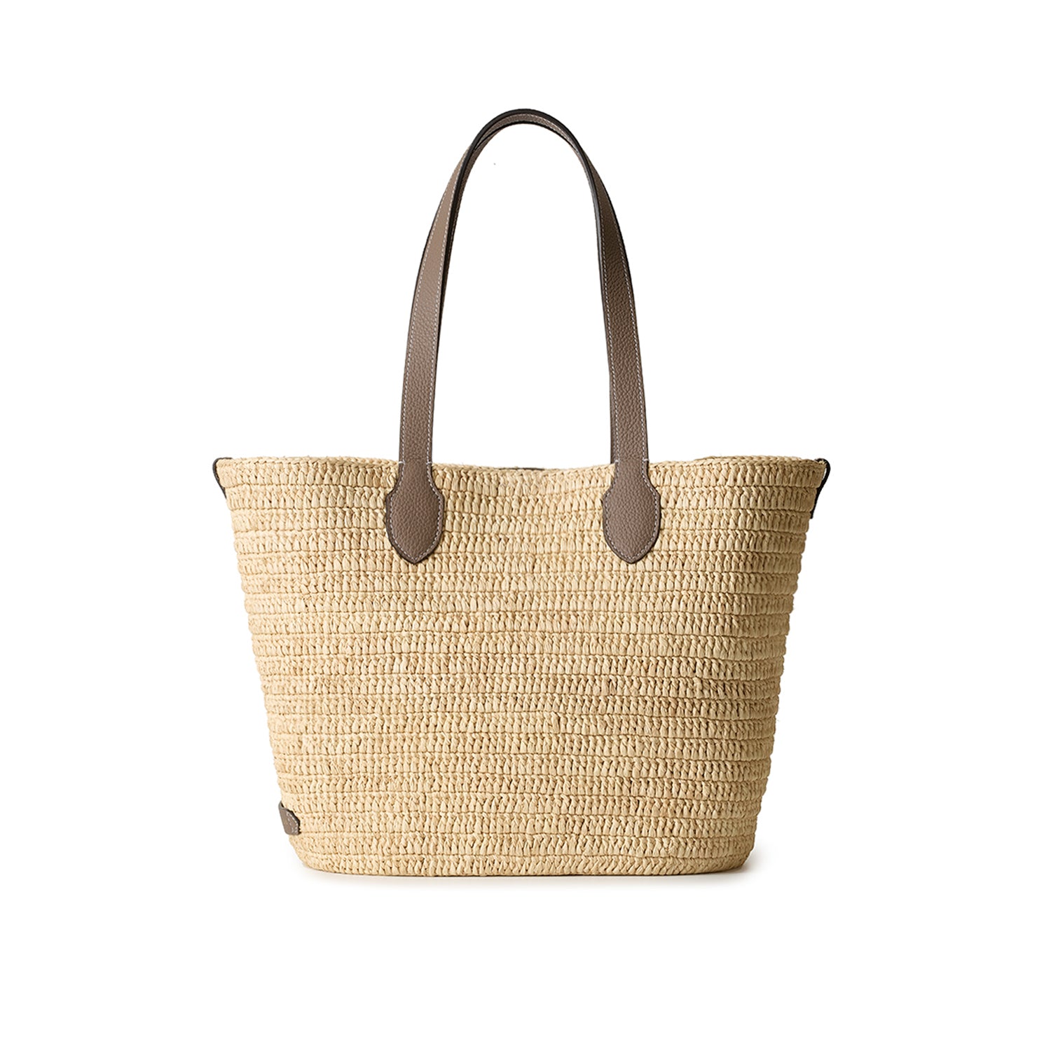 Raffia Tote Bag (Etoupe)