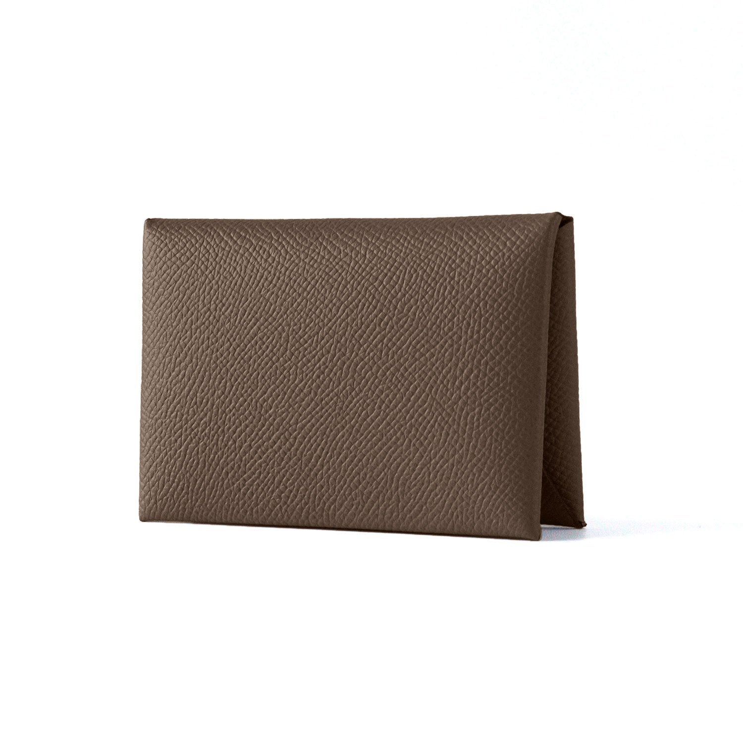Business Card Case with Sleeve Nobile Leather (Etoupe)