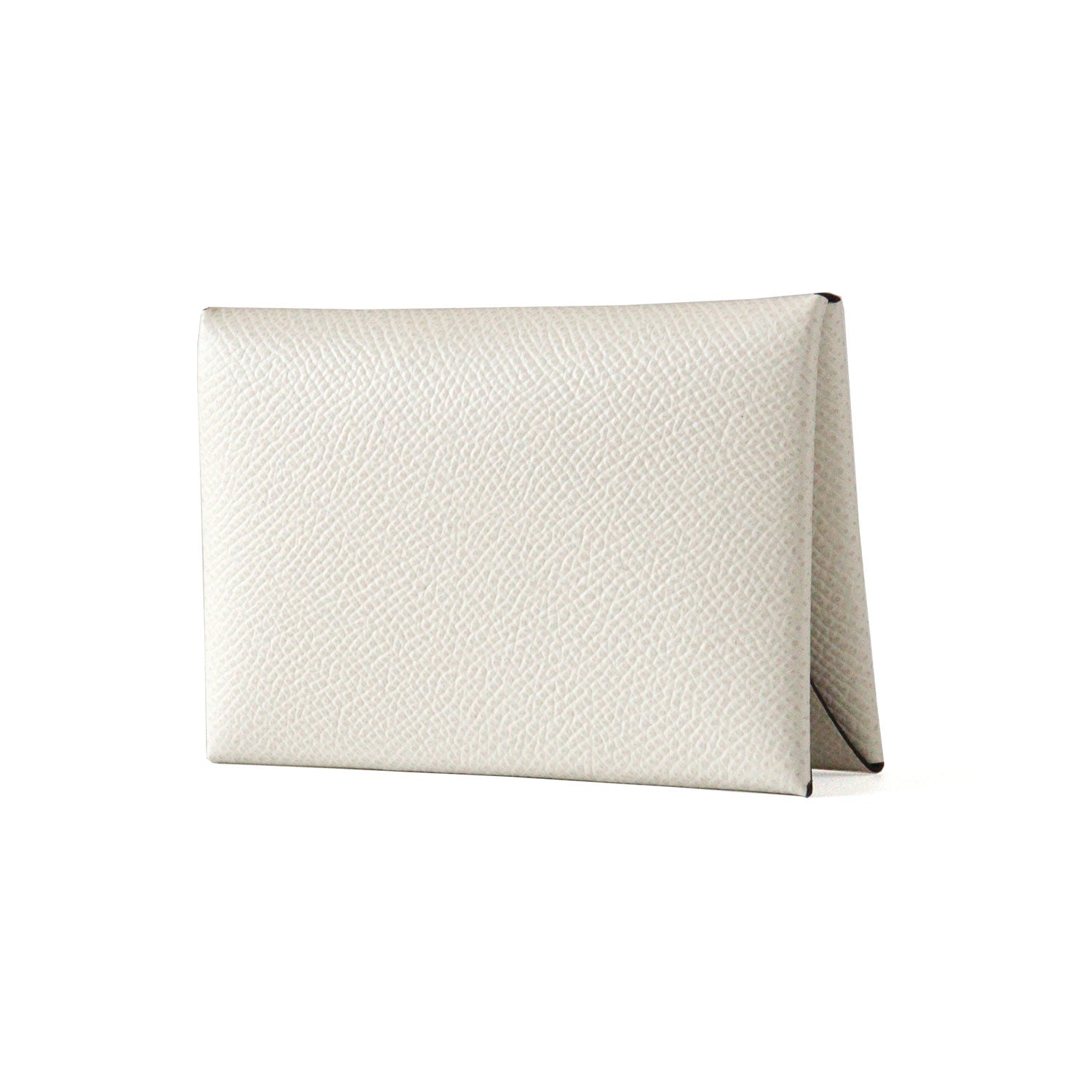Business Card Case with Sleeve Nobile Leather (White)