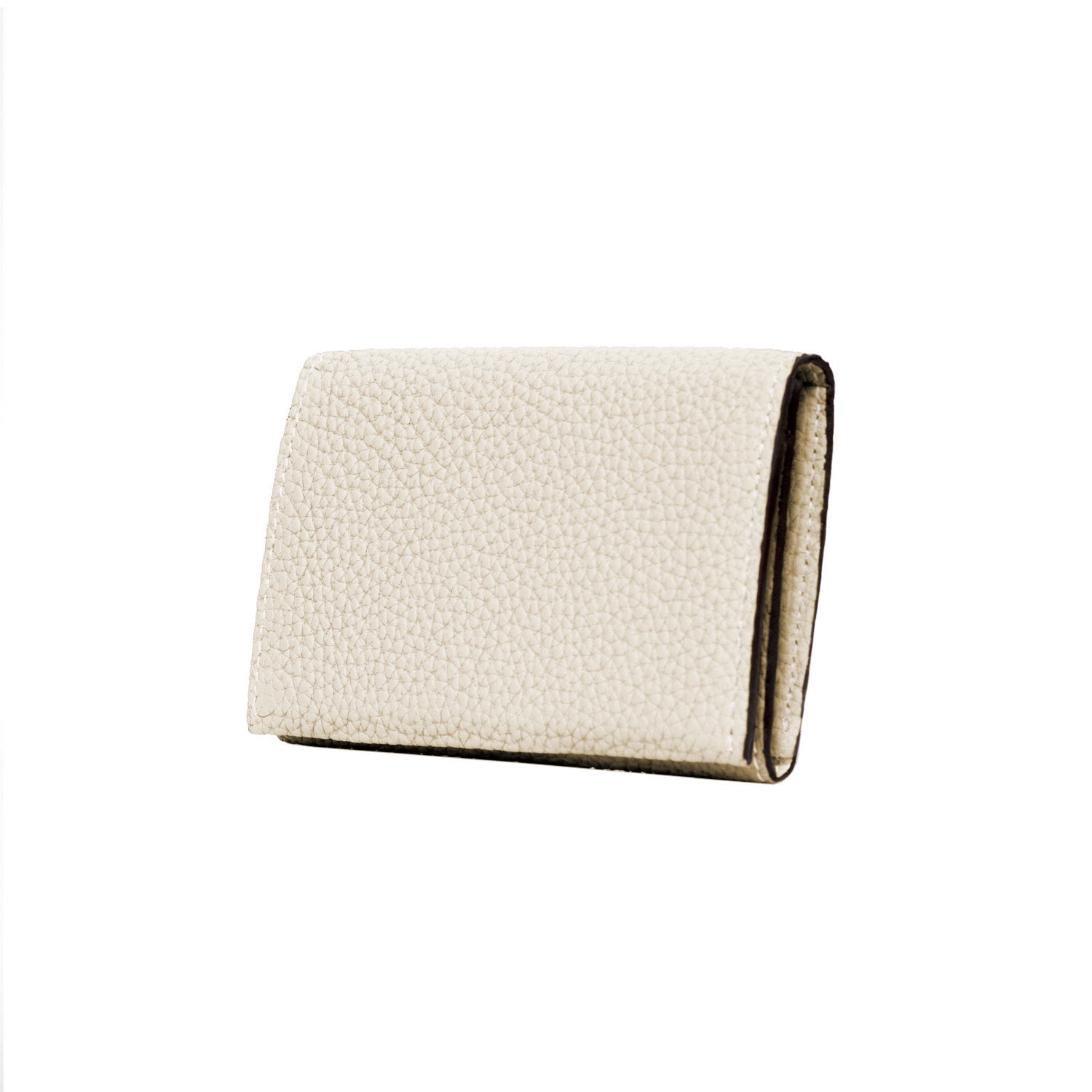 Business Card Case Shrink Leather (Ivory)