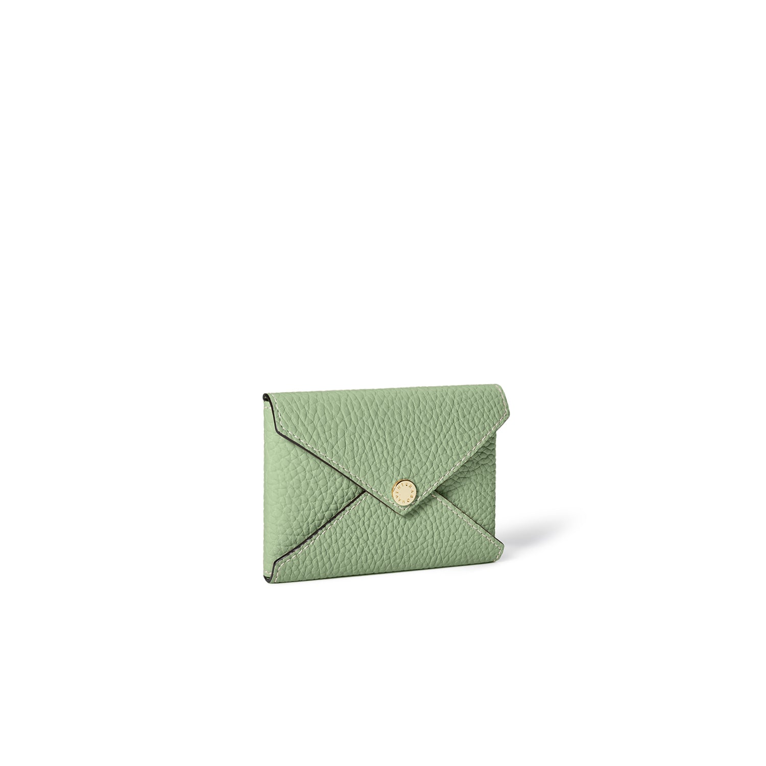 Envelope Card Case Shrink Leather (Atmos Green)