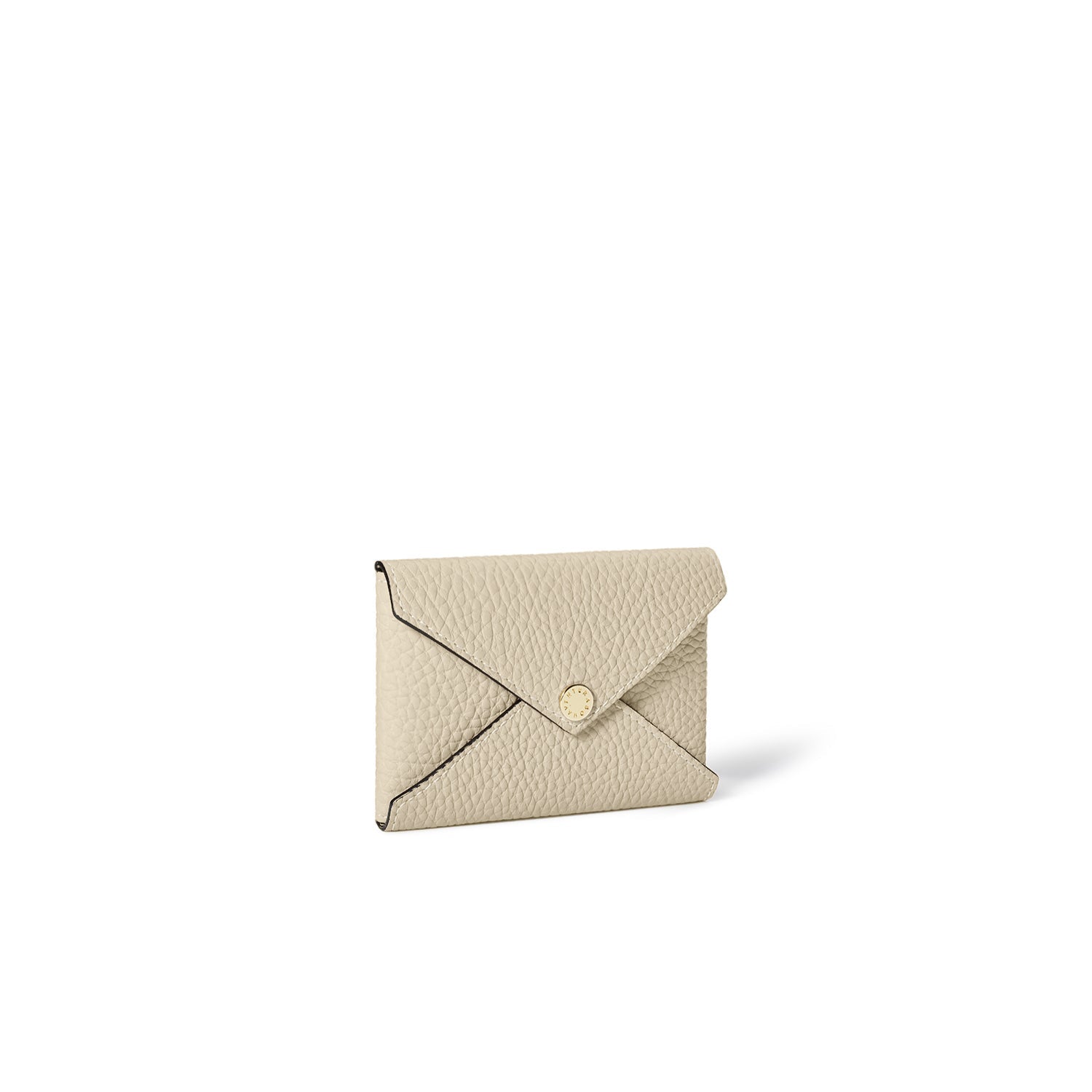 Envelope Card Case Shrink Leather (Ivory)