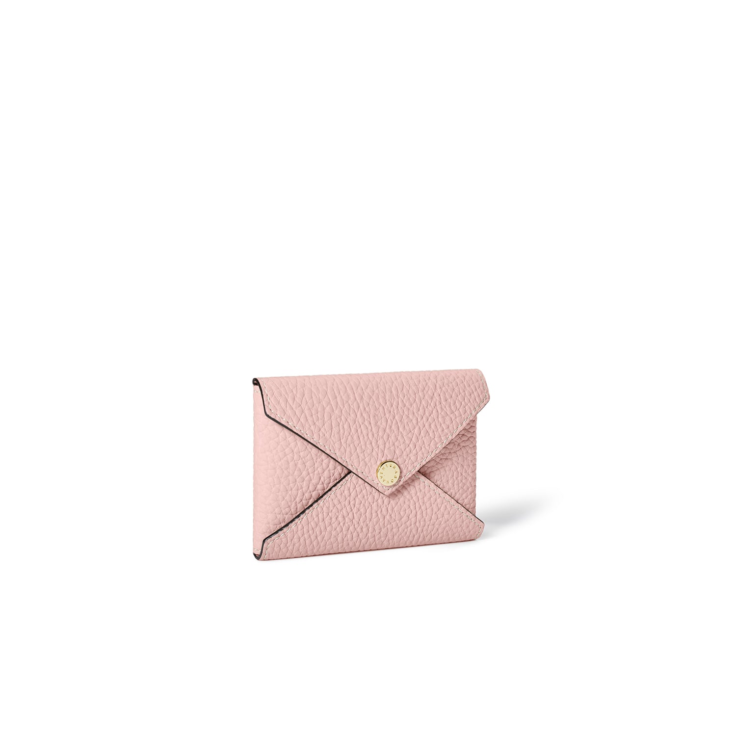Envelope Card Case Shrink Leather (Sakura Pink)