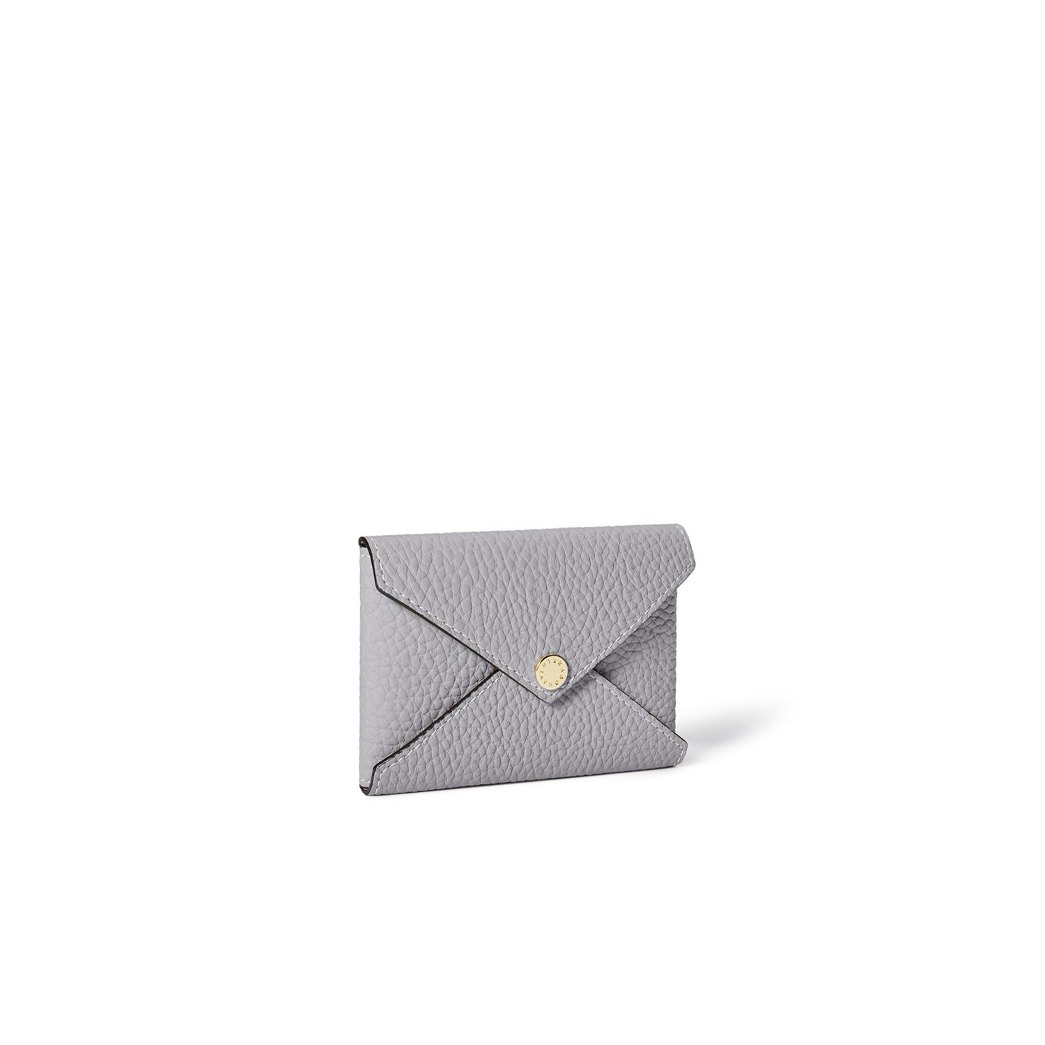 Envelope Card Case Shrink Leather (True Gray)