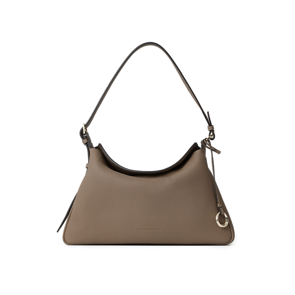 Borsa a tracolla Alessia, misura media <tc>pelle martellata</tc>