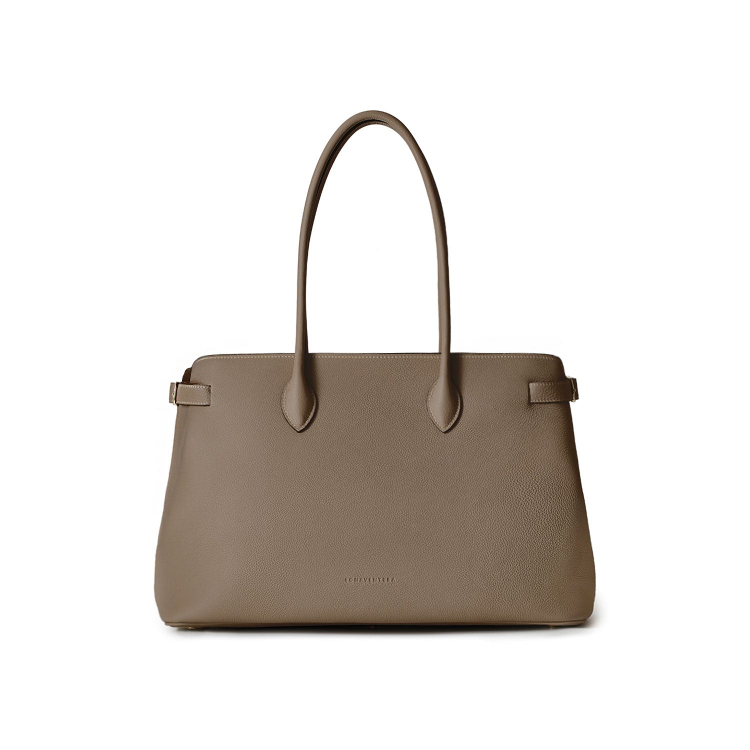 Claire Tote Bag Shrink Leather (Etoupe)