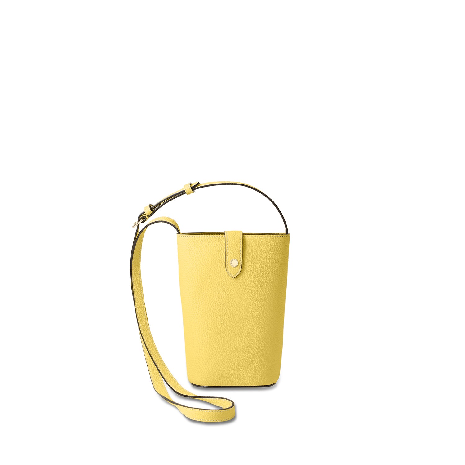 Lara Crossbody Bag Shrink Leather (Yellow)