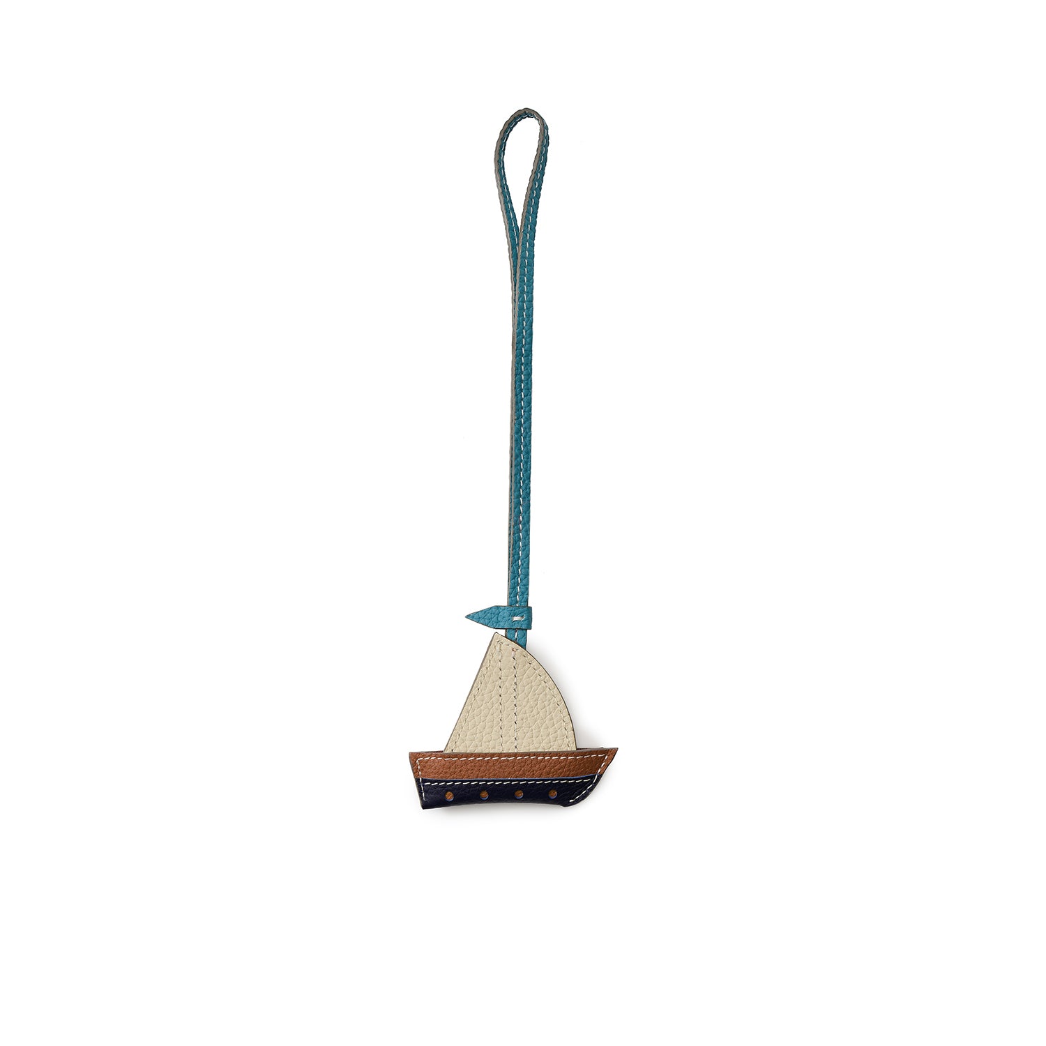 Summer Charm Boat Shrink Leather (Ivory)