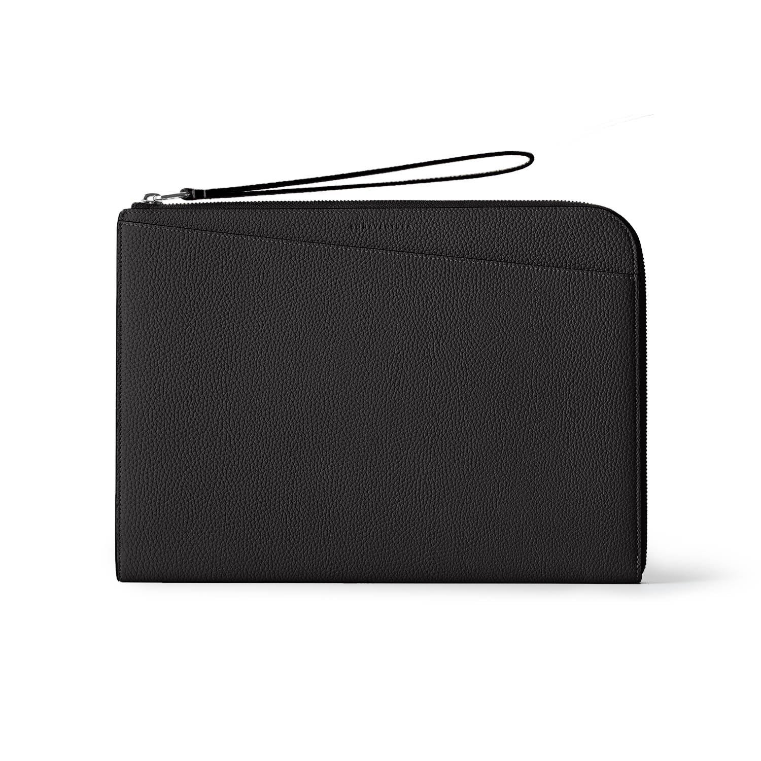 Fabio Clutch Bag Shrink Leather (Black)
