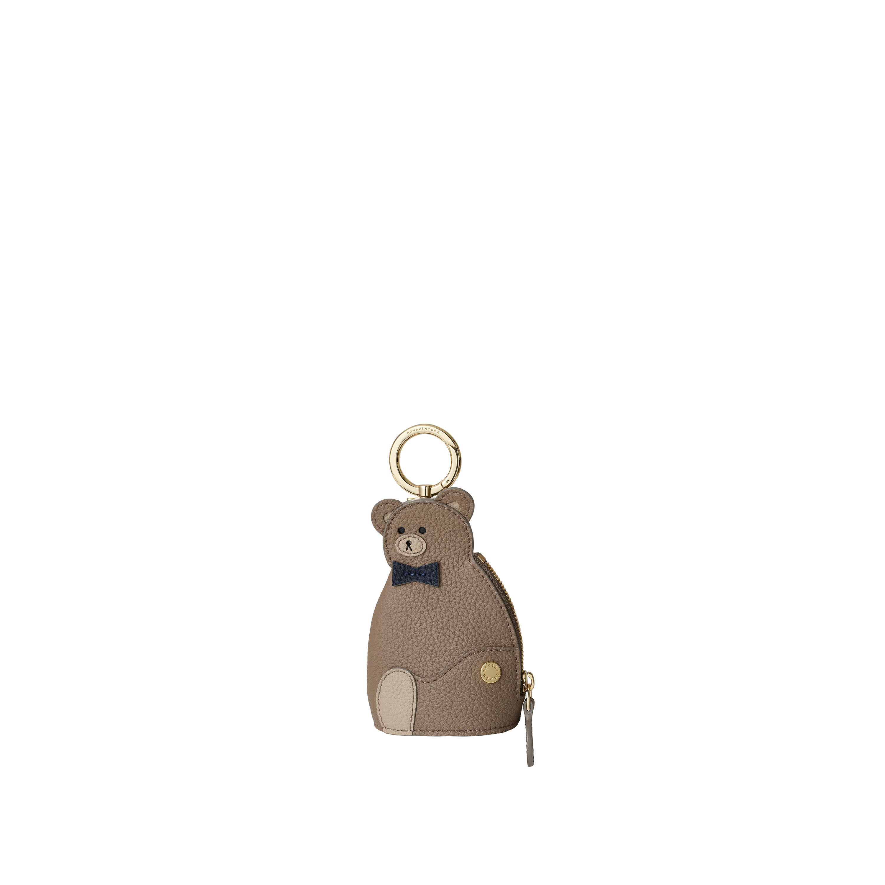 Bear Purse Charm Shrink Leather