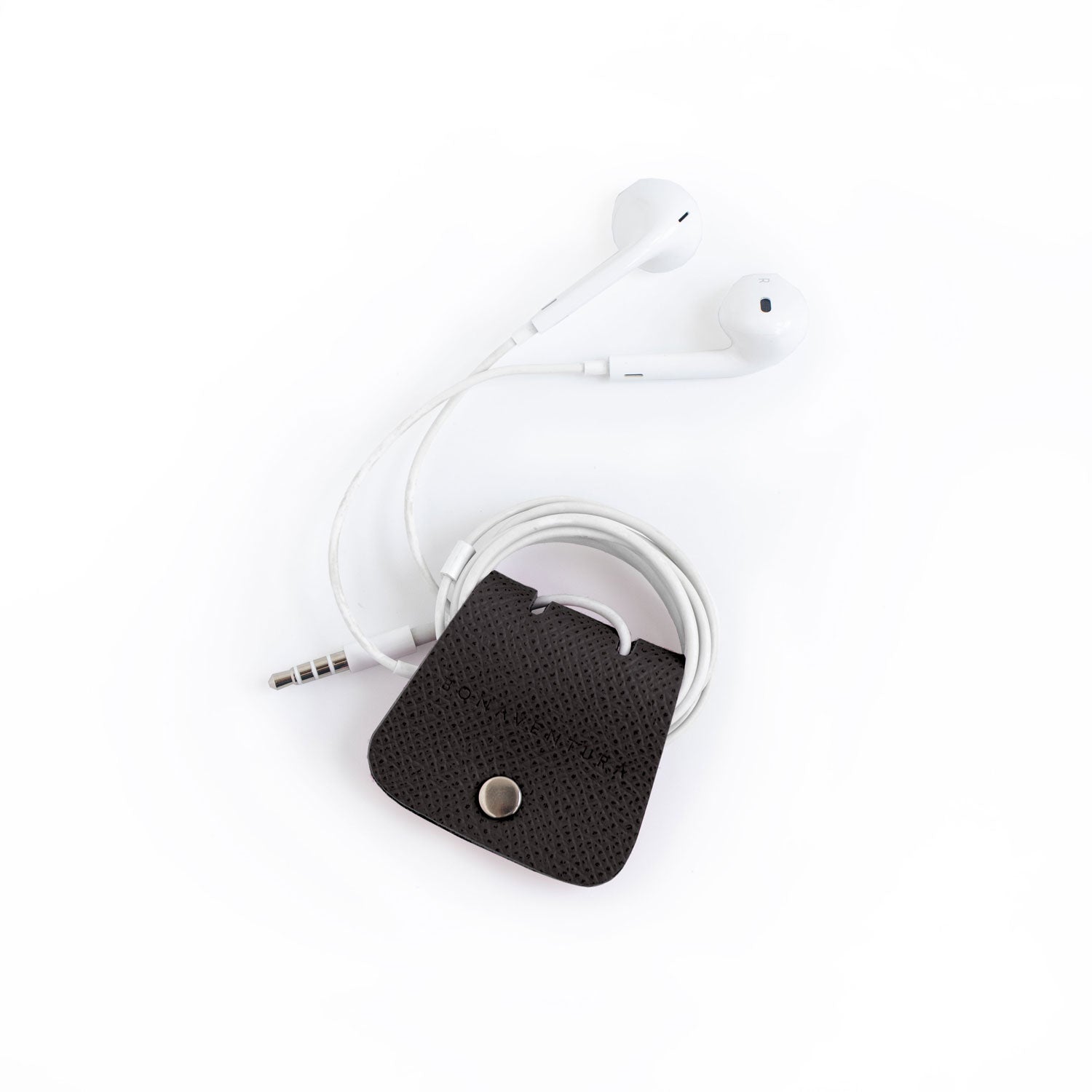 Cable Holder Nobile Leather (Black)