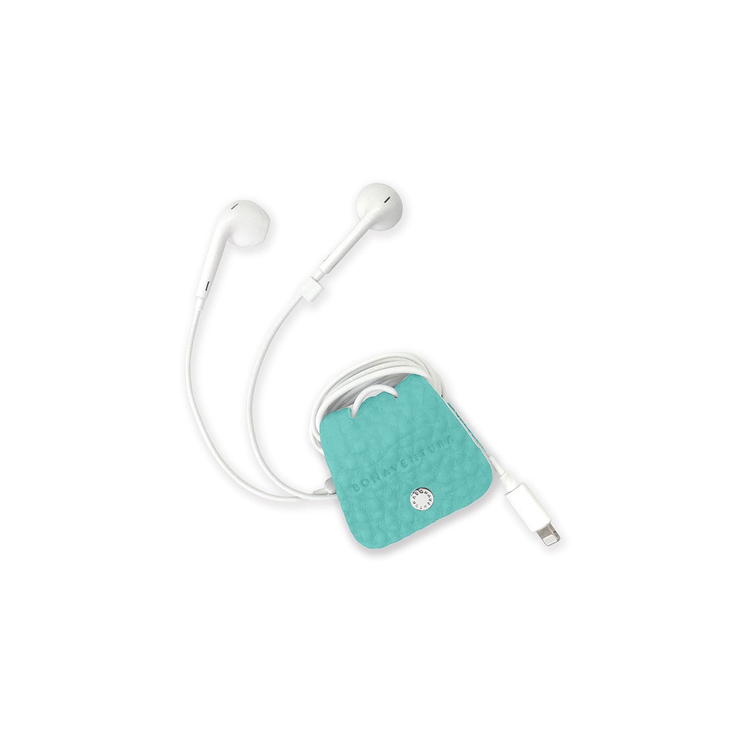 Cable Holder Shrink Leather (Atoll Blue)