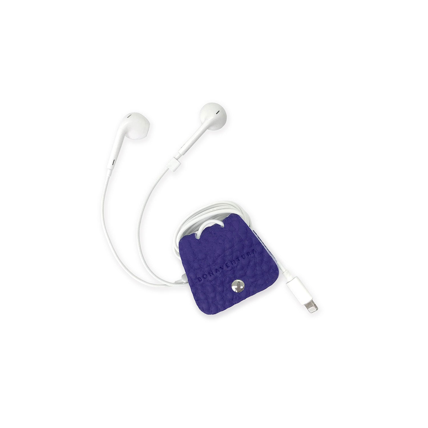 Cable Holder Shrink Leather (Electric Blue)