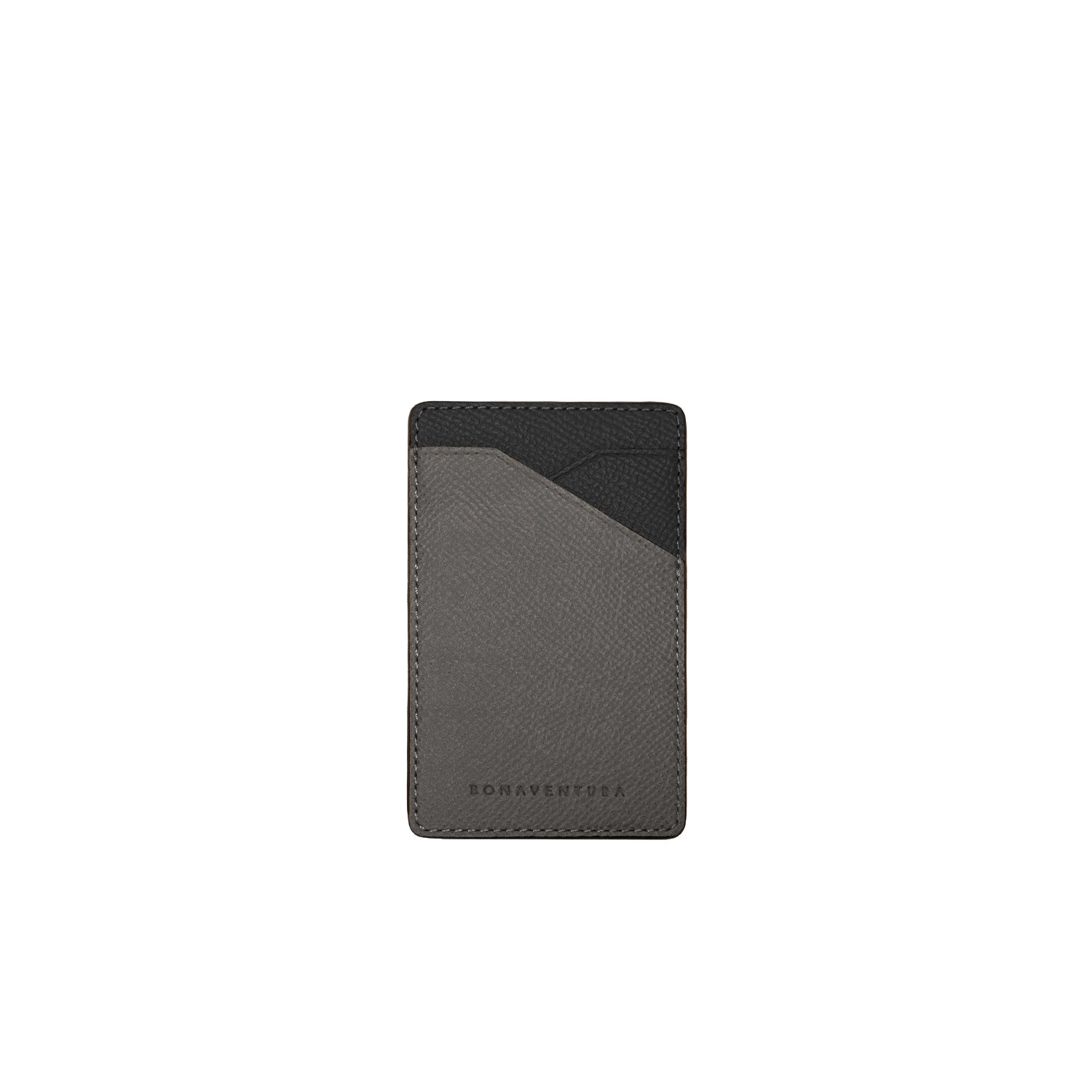 Detachable Card Slot Nobile Leather (Charcoal Gray × Black)