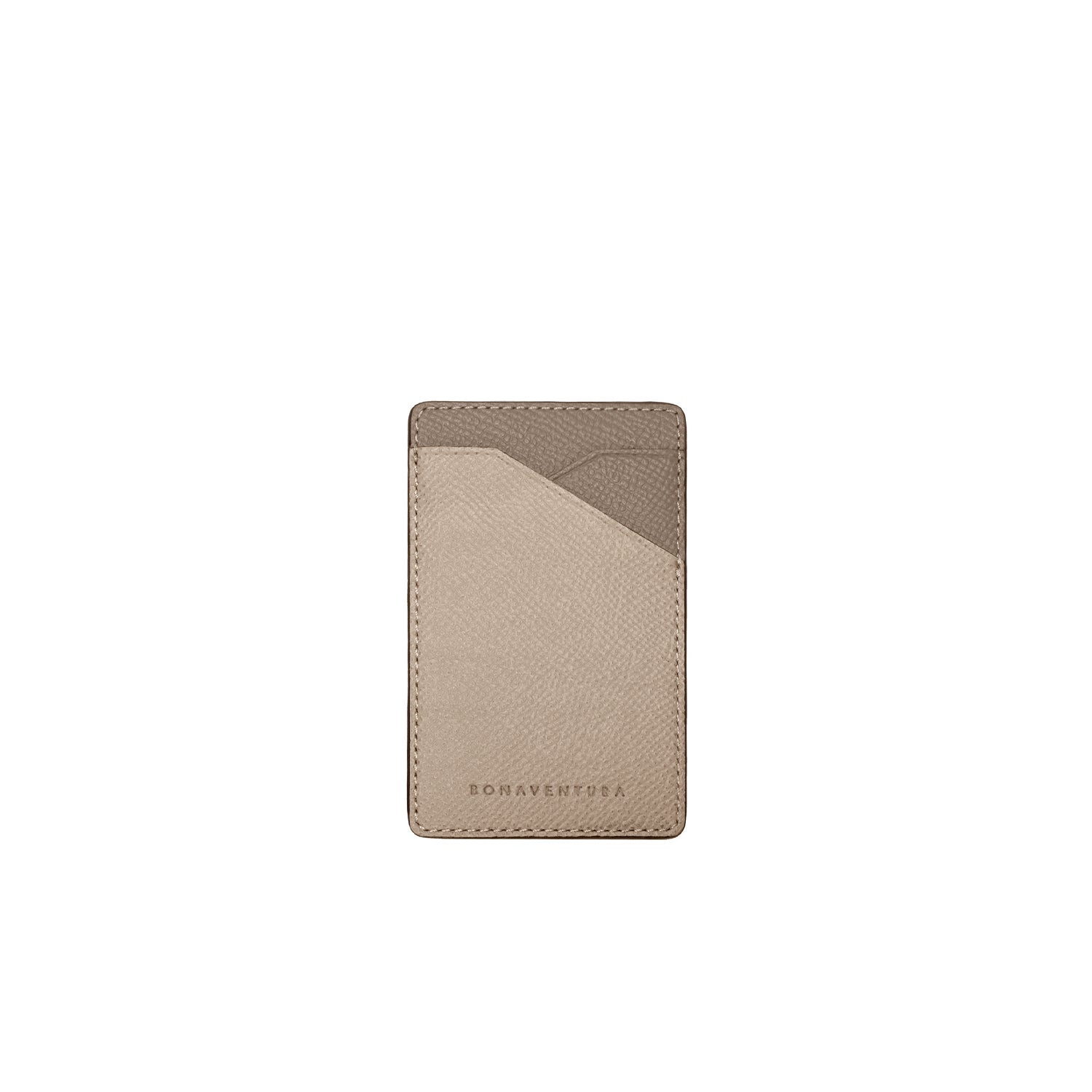 Detachable Card Slot Nobile Leather (Greige × Etoupe)
