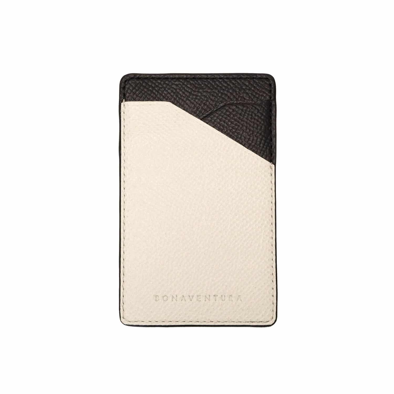 Detachable Card Slot Nobile Leather (White × Black)