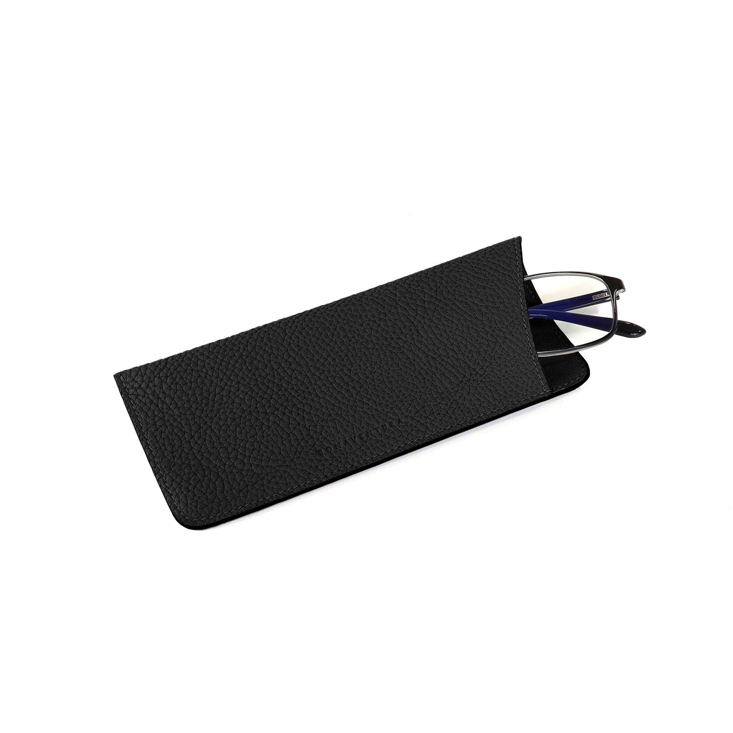 Eyeglass Case Shrink Leather (Black)