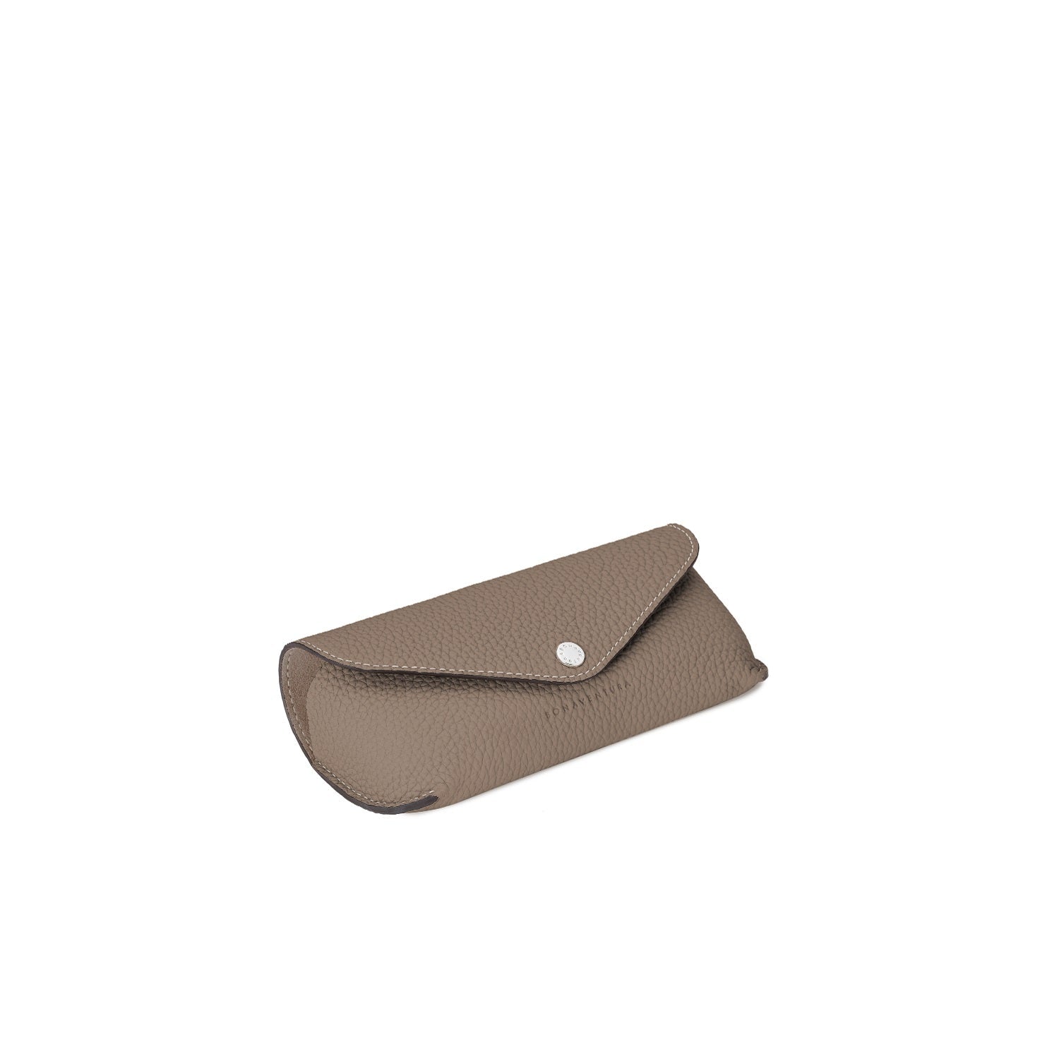 Flap Eyeglass Case Shrink Leather (Etoupe)