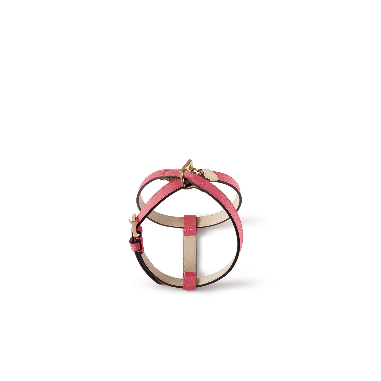 BONAVENTURA × FRIDA Firenze Harness for Pets Shrink Leather (Azalee Pink - 30)