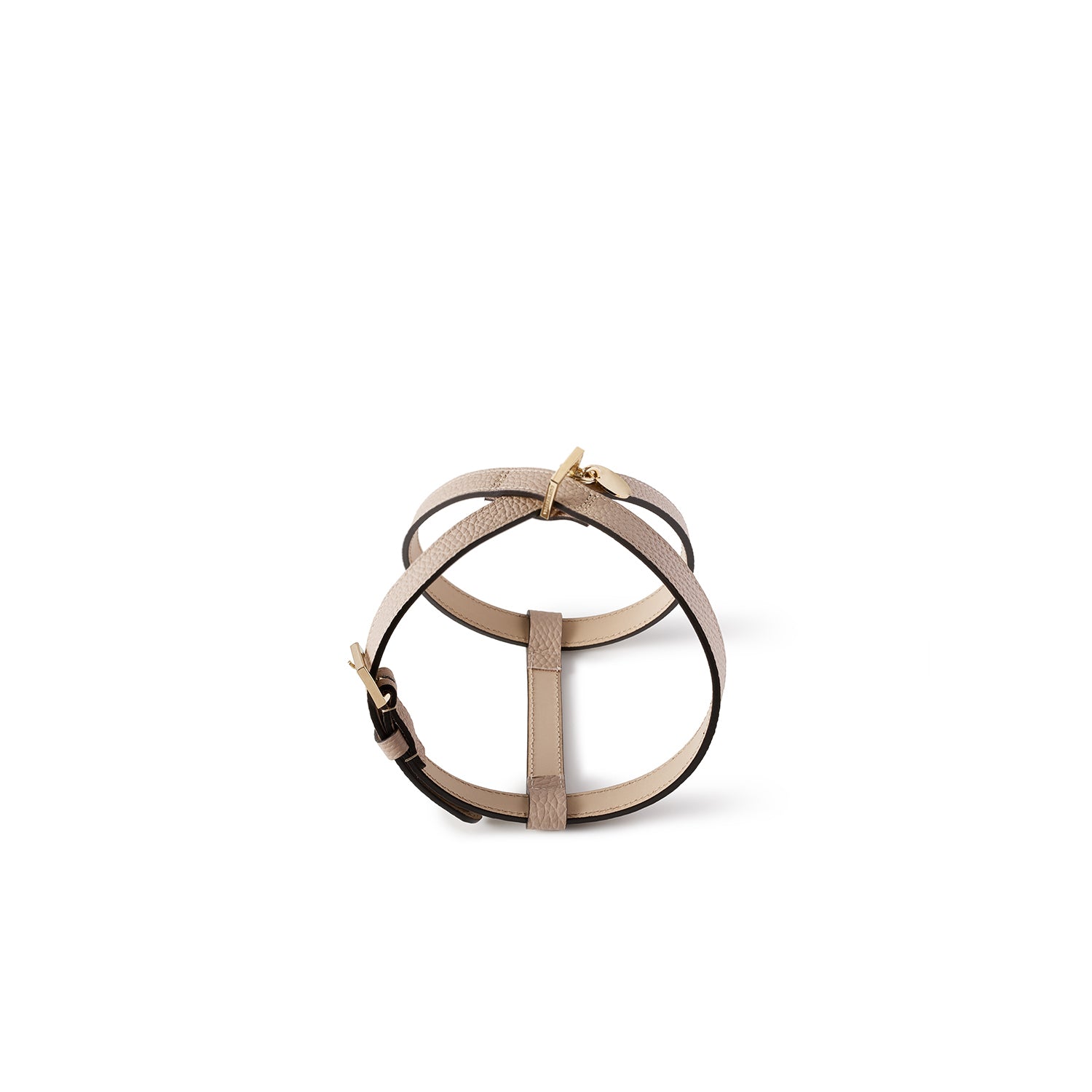 BONAVENTURA × FRIDA Firenze Harness for Pets Shrink Leather (Greige - 35)