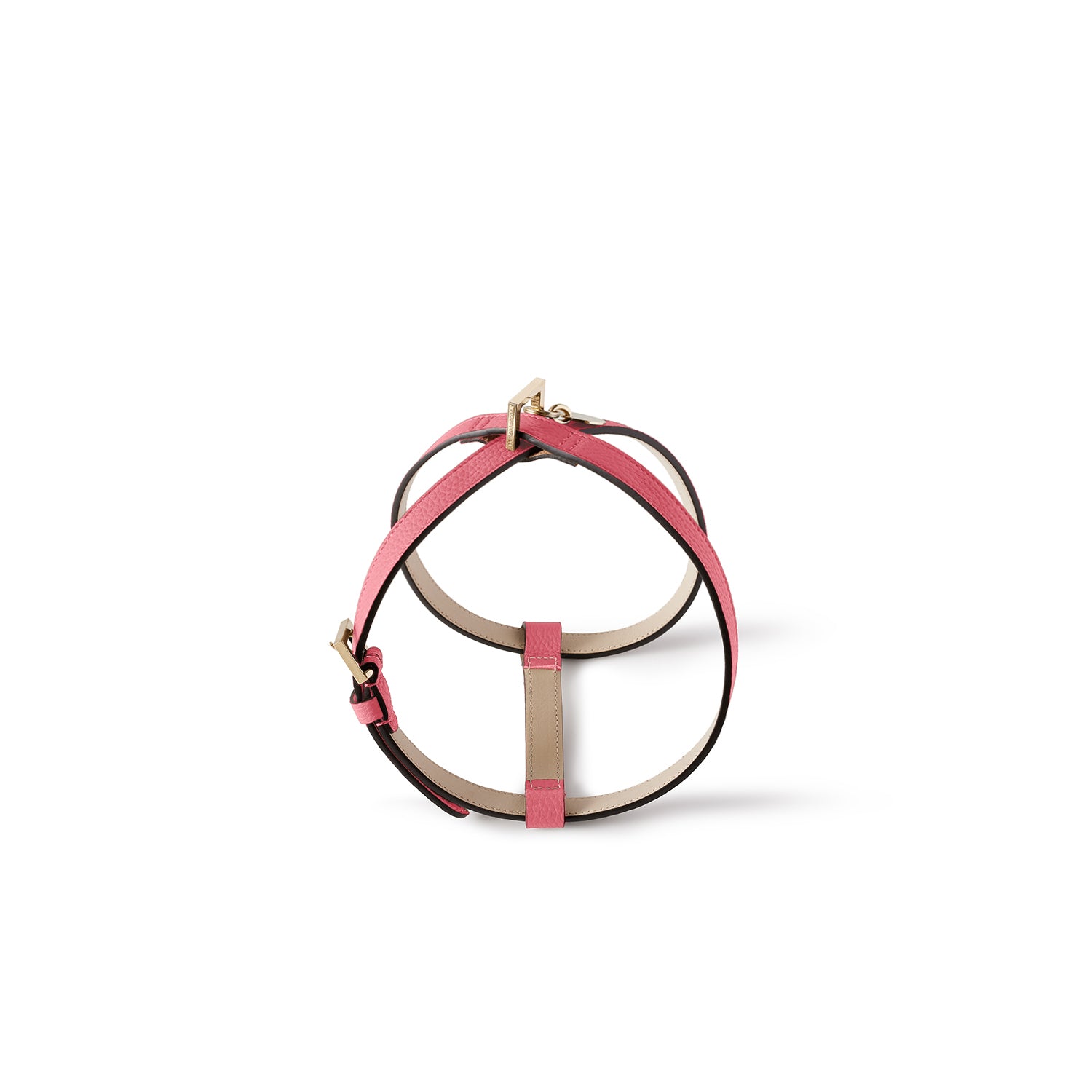 BONAVENTURA × FRIDA Firenze Harness for Pets Shrink Leather (Azalee Pink - 40)