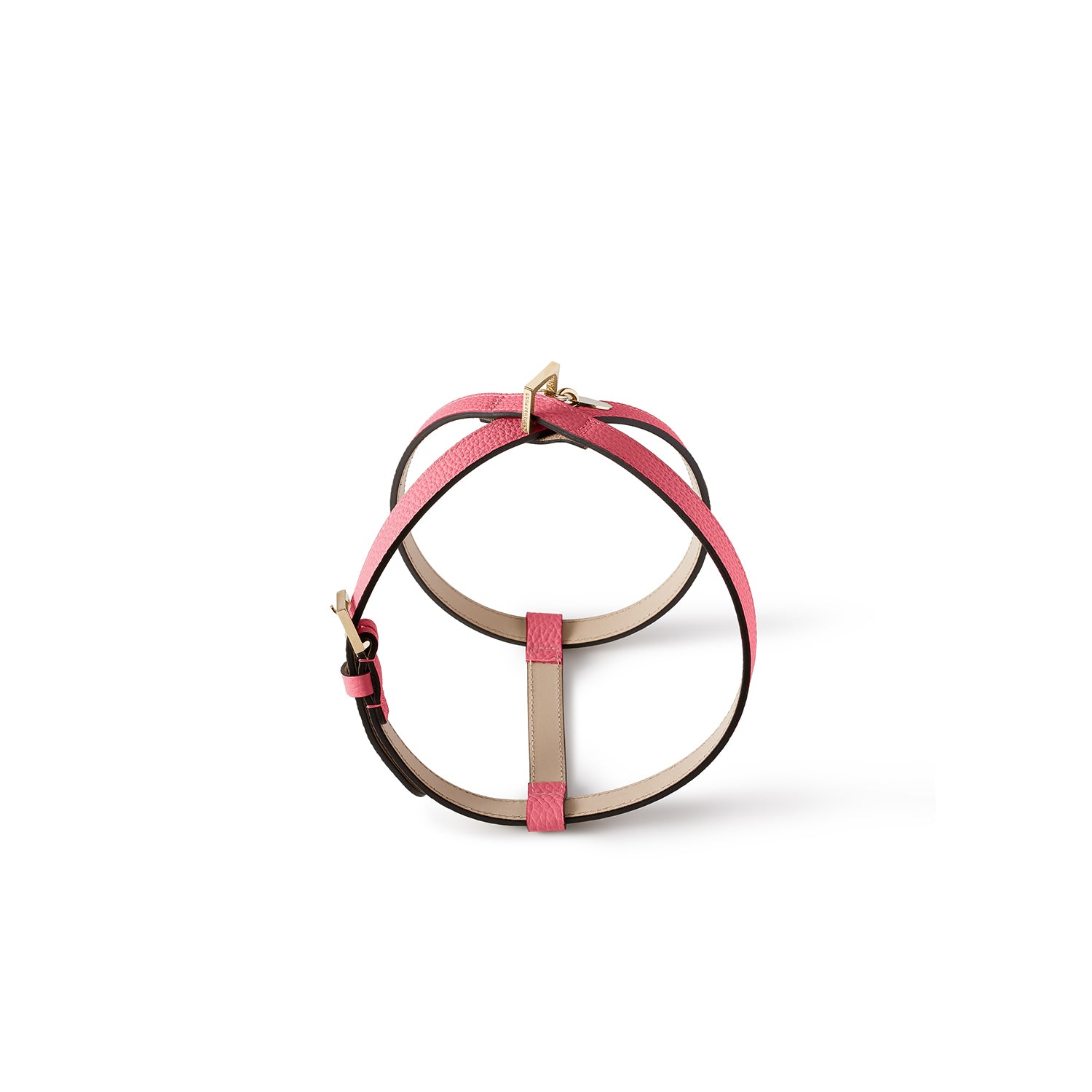 BONAVENTURA × FRIDA Firenze Harness for Pets Shrink Leather (Azalee Pink - 45)